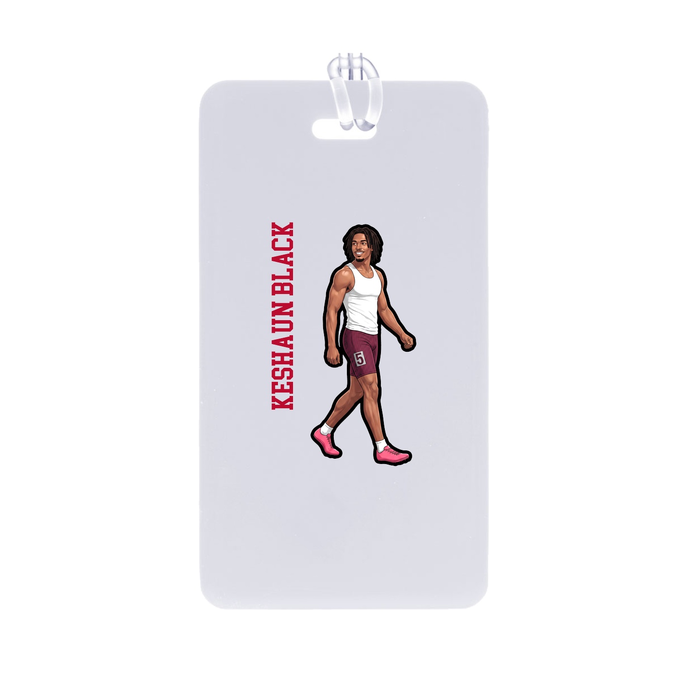 Bag Tag — Name Vertical in Classic