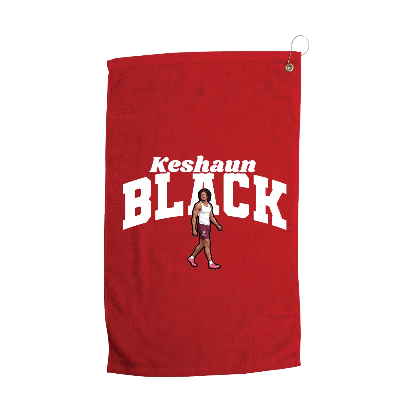 Golf Towel — Signature Arch in Red