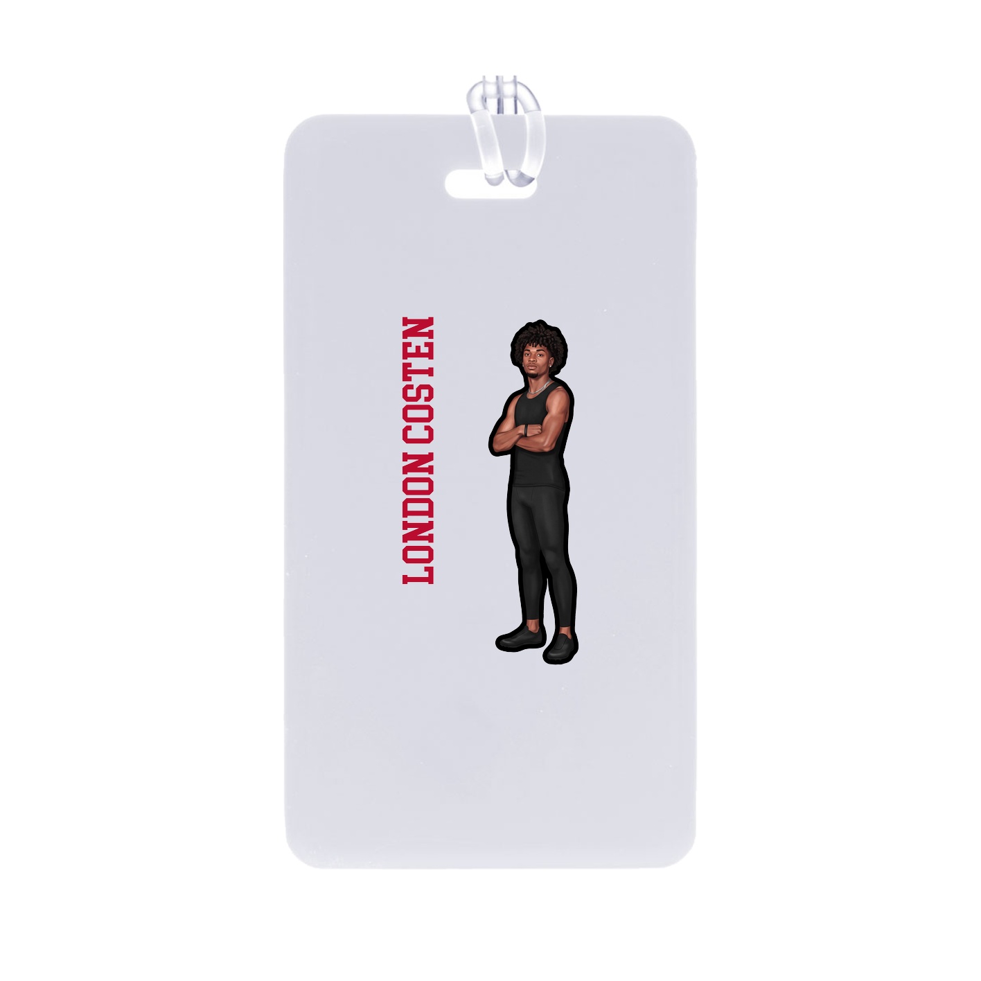 Bag Tag — Name Vertical in Classic