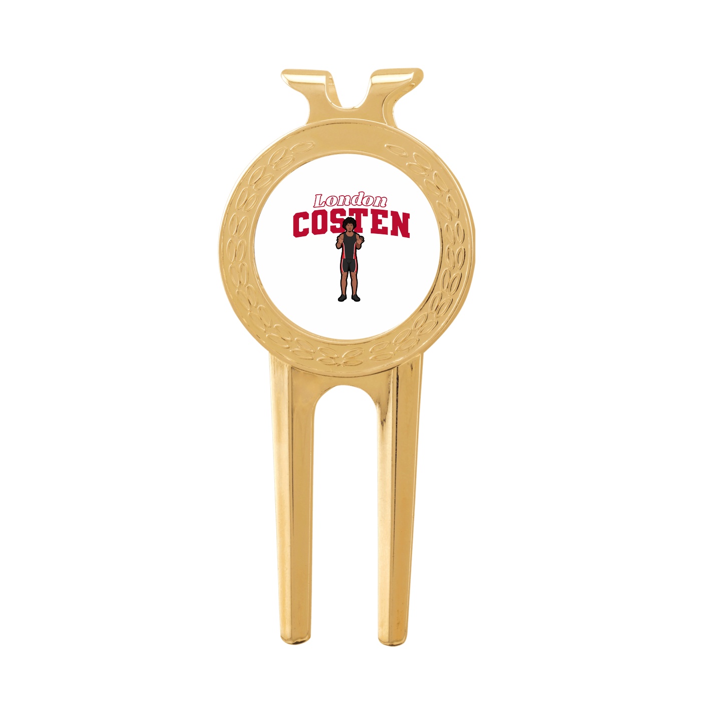 Divot Tool with Ball Marker — Name Arch in Classic