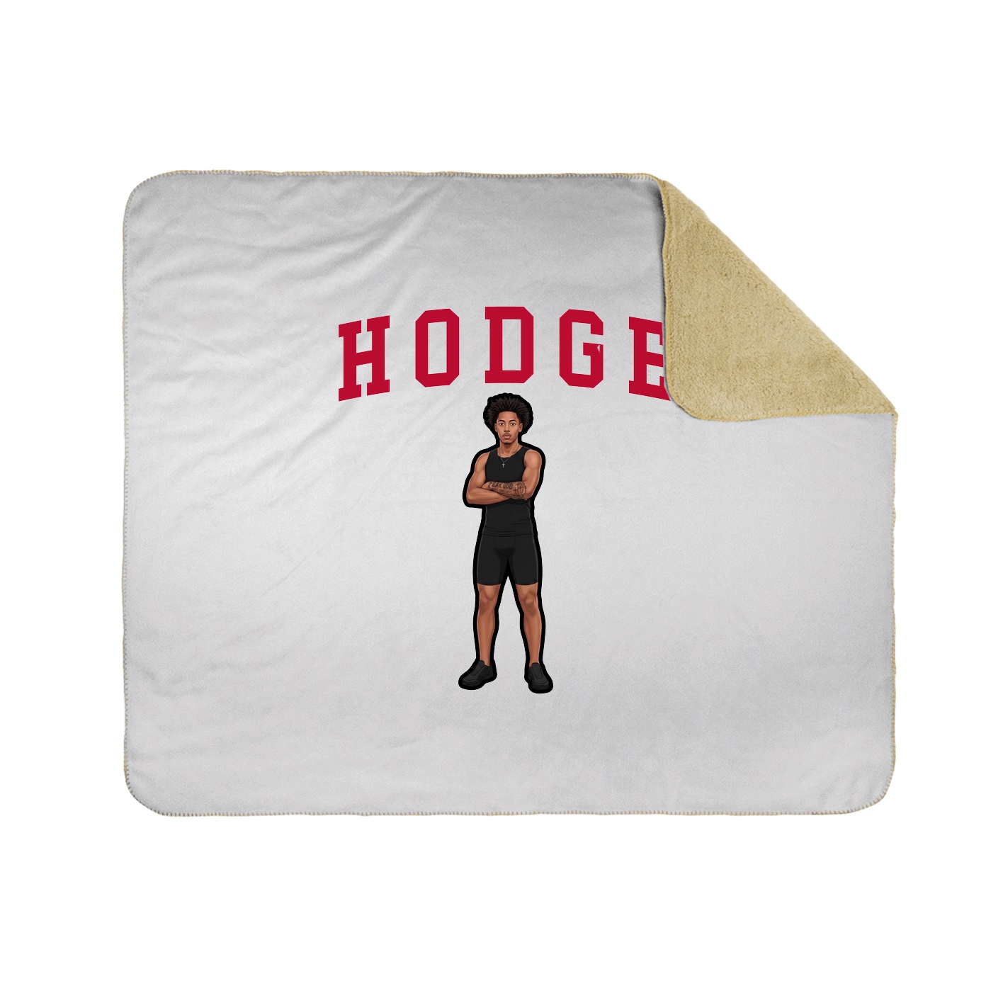 50x60 Sherpa Lined Throw Blanket