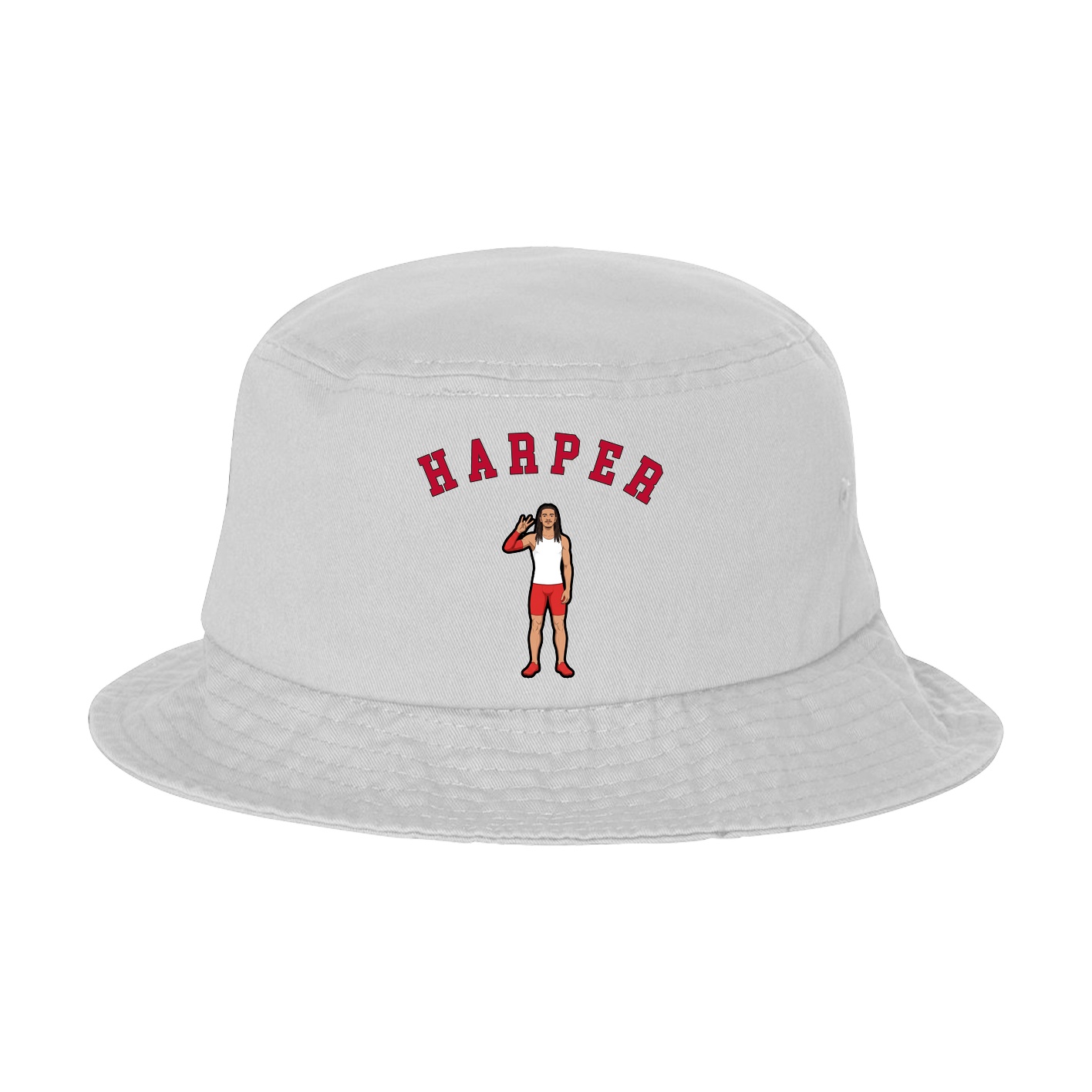 Bucket Cap — Shirsey Arch in White