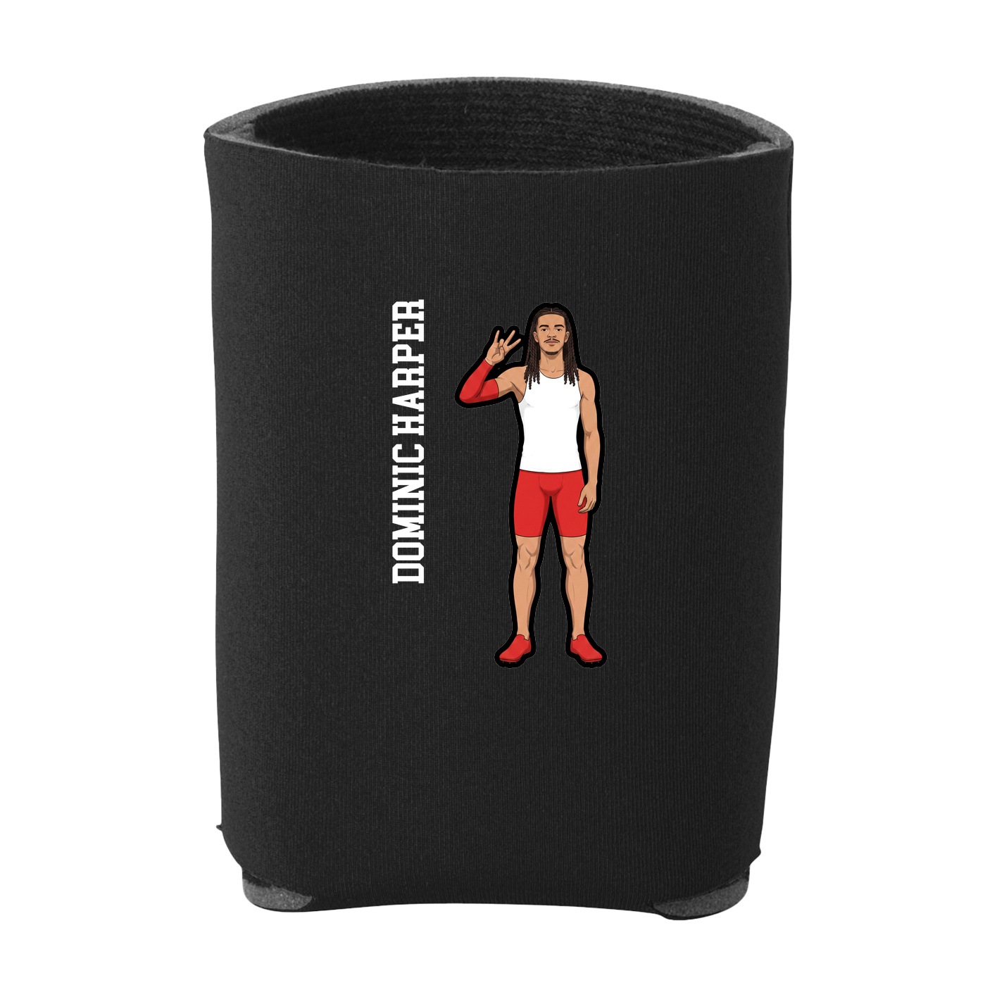Can Holder — Name Vertical in Black