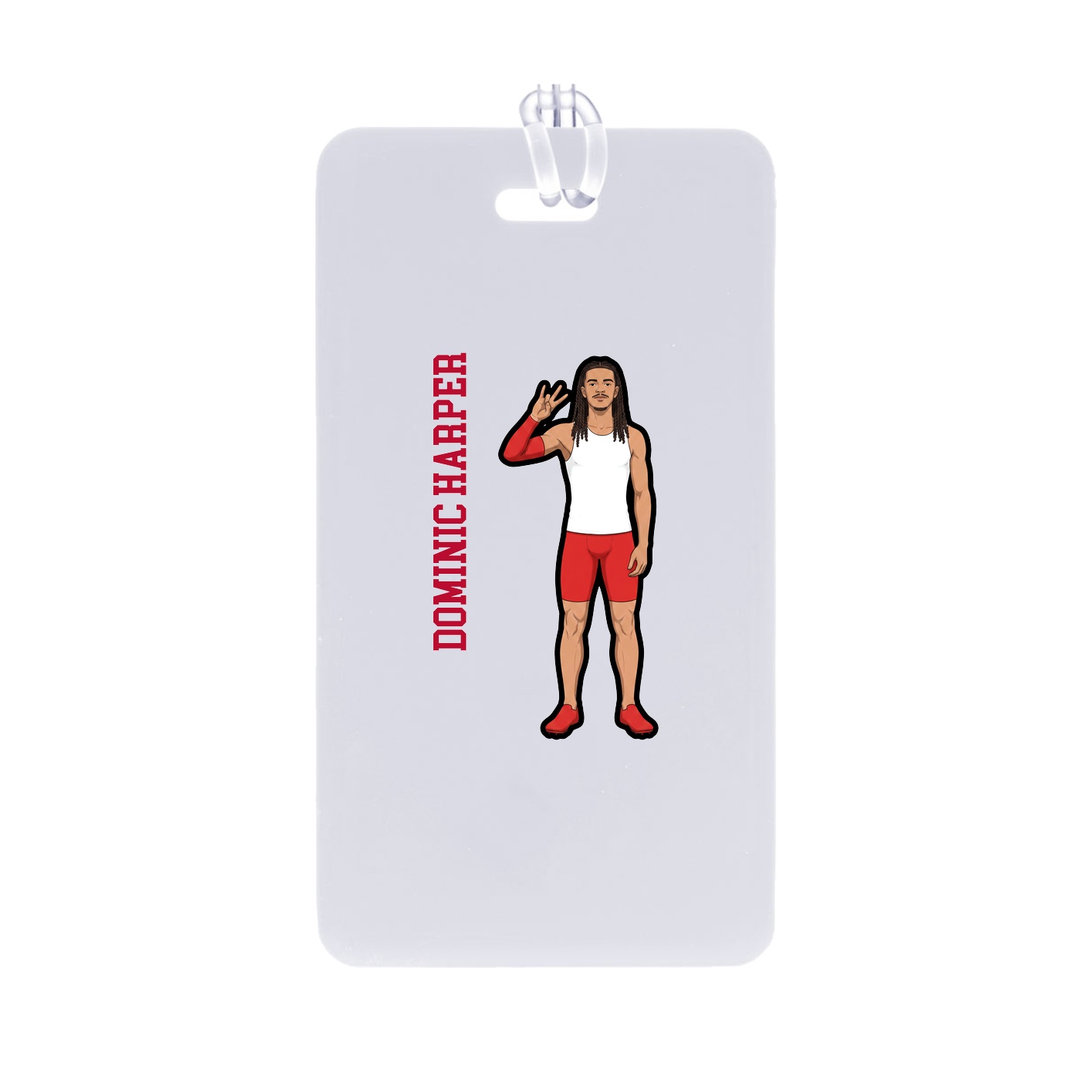 Bag Tag — Name Vertical in Classic