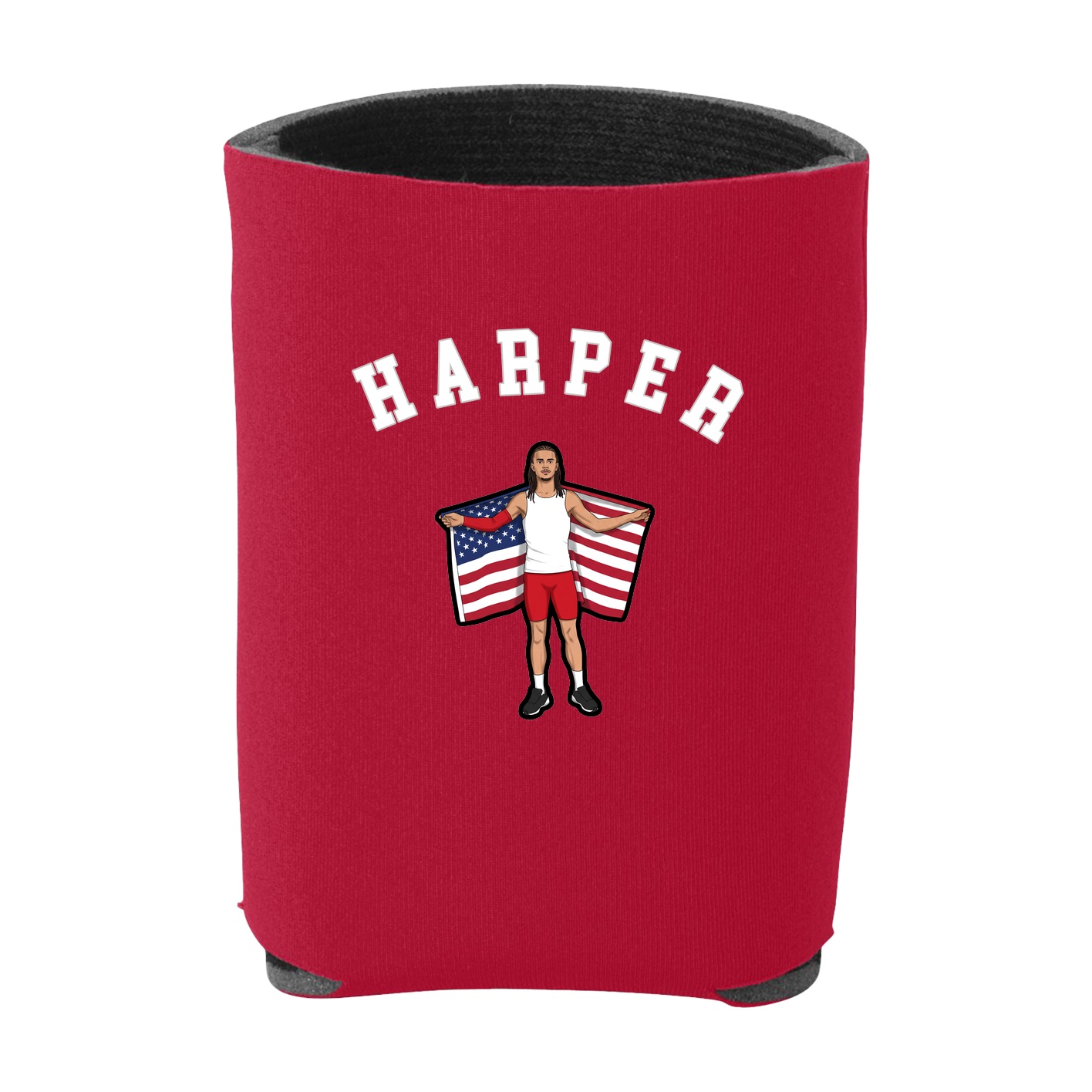 Can Holder — Shirsey Arch in Red