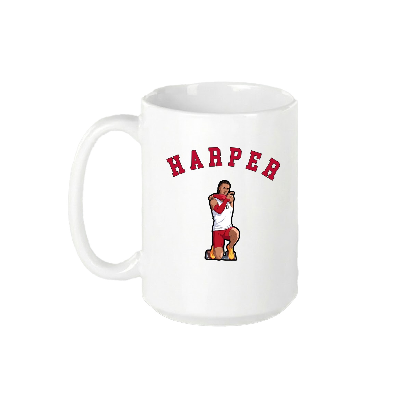 15oz Coffee Mug — Shirsey Arch in White