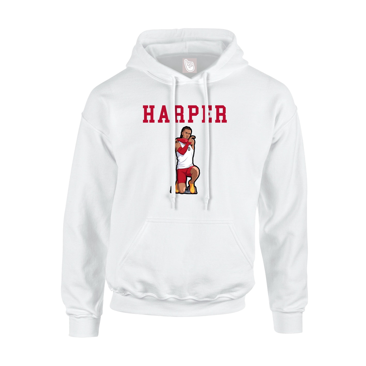 Youth Hoodie — Shirsey in White