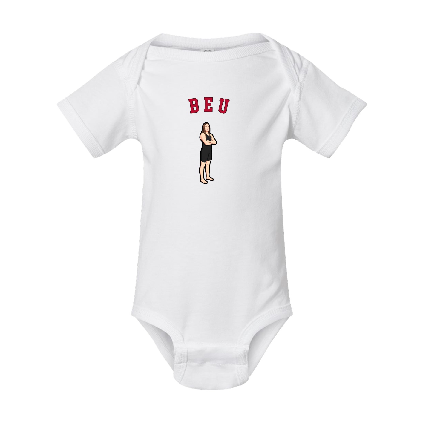 Baby Onesie — Shirsey Arch in White