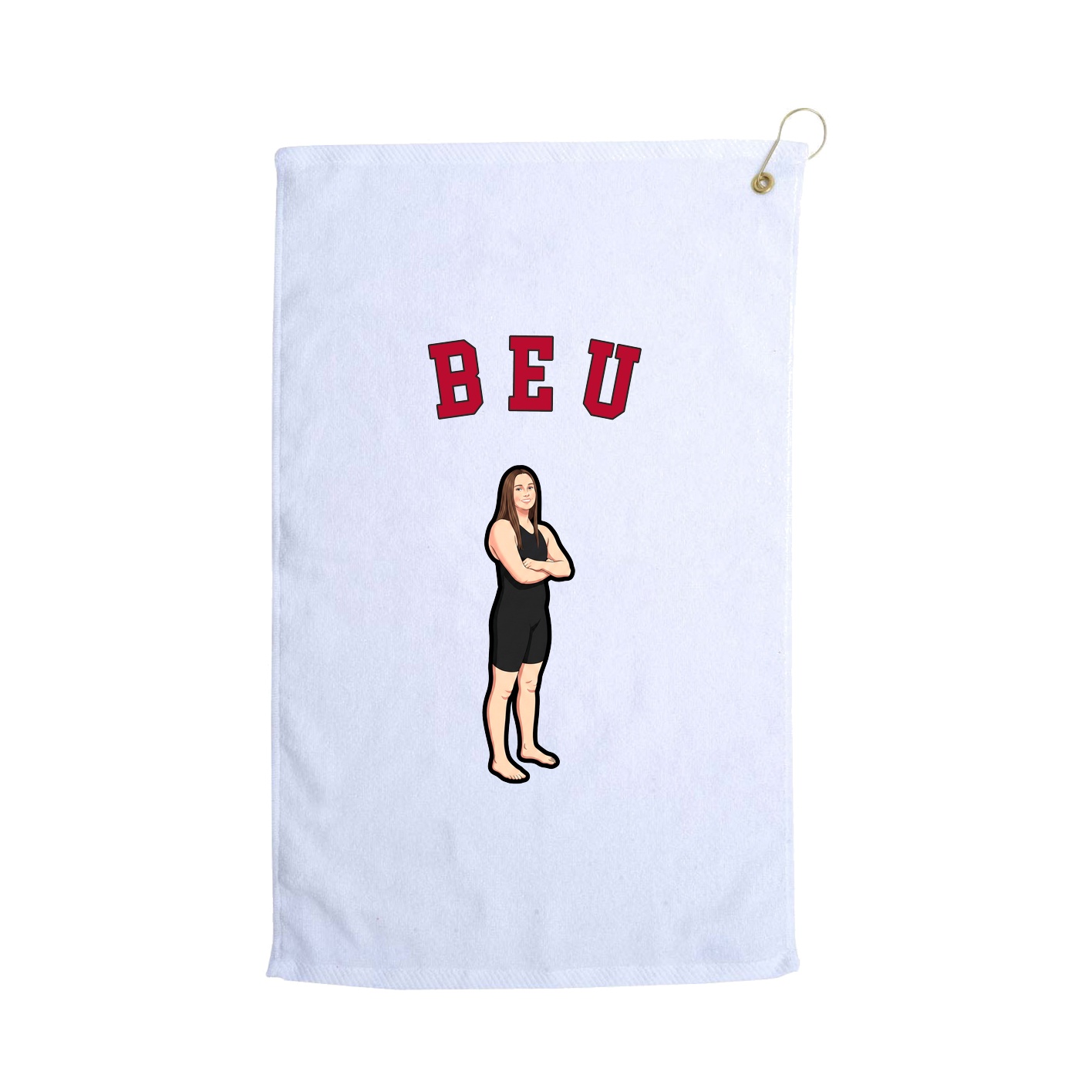 Golf Towel — Shirsey Arch in White