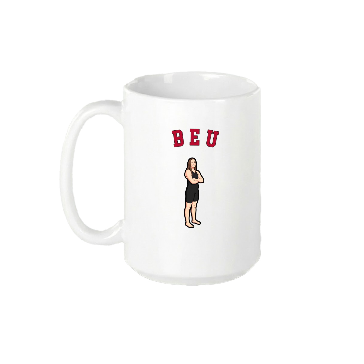 15oz Coffee Mug — Shirsey Arch in White