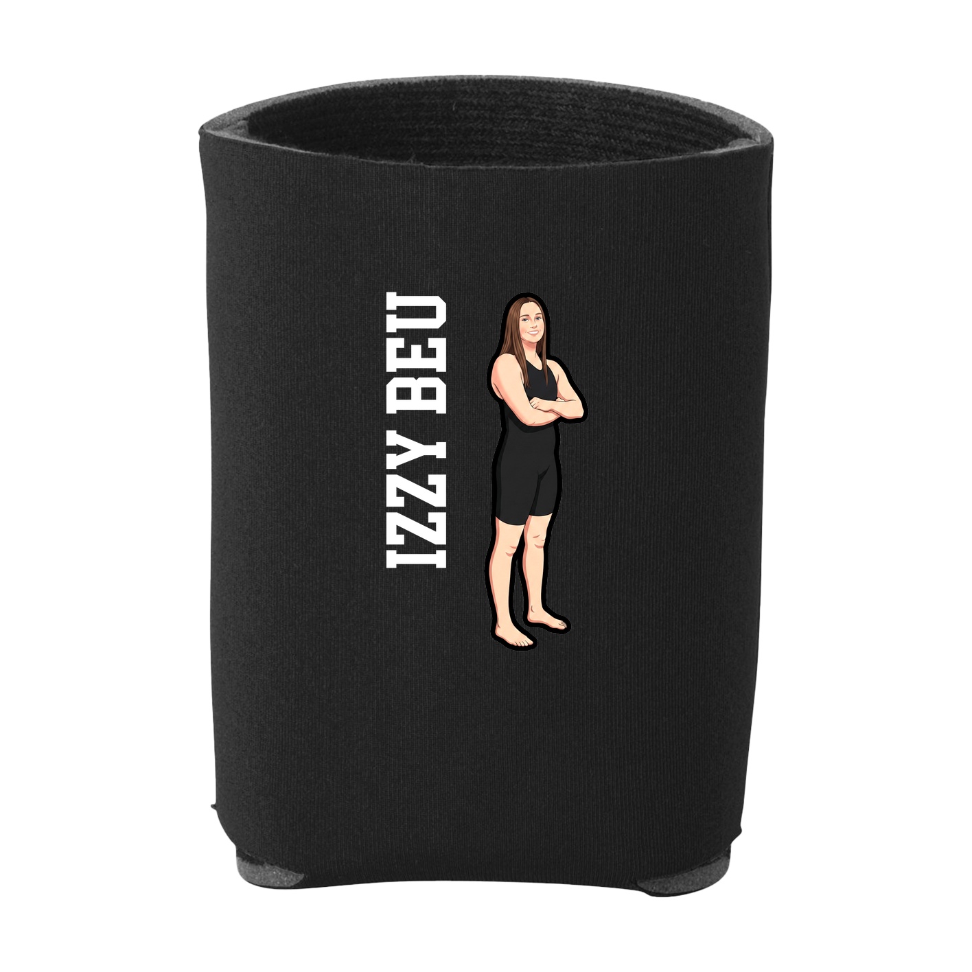 Can Holder — Name Vertical in Black