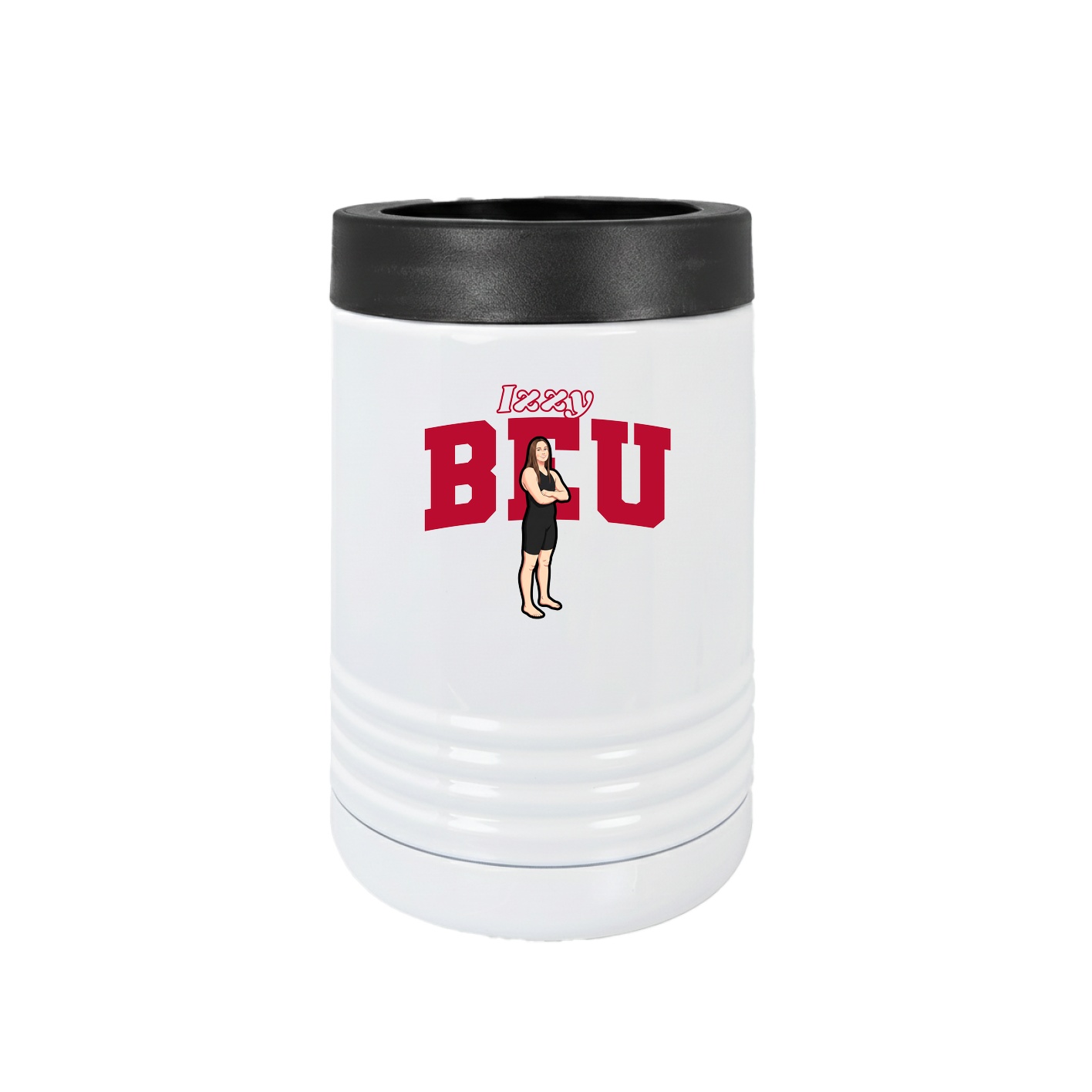 Beverage Holder — Name Arch in White