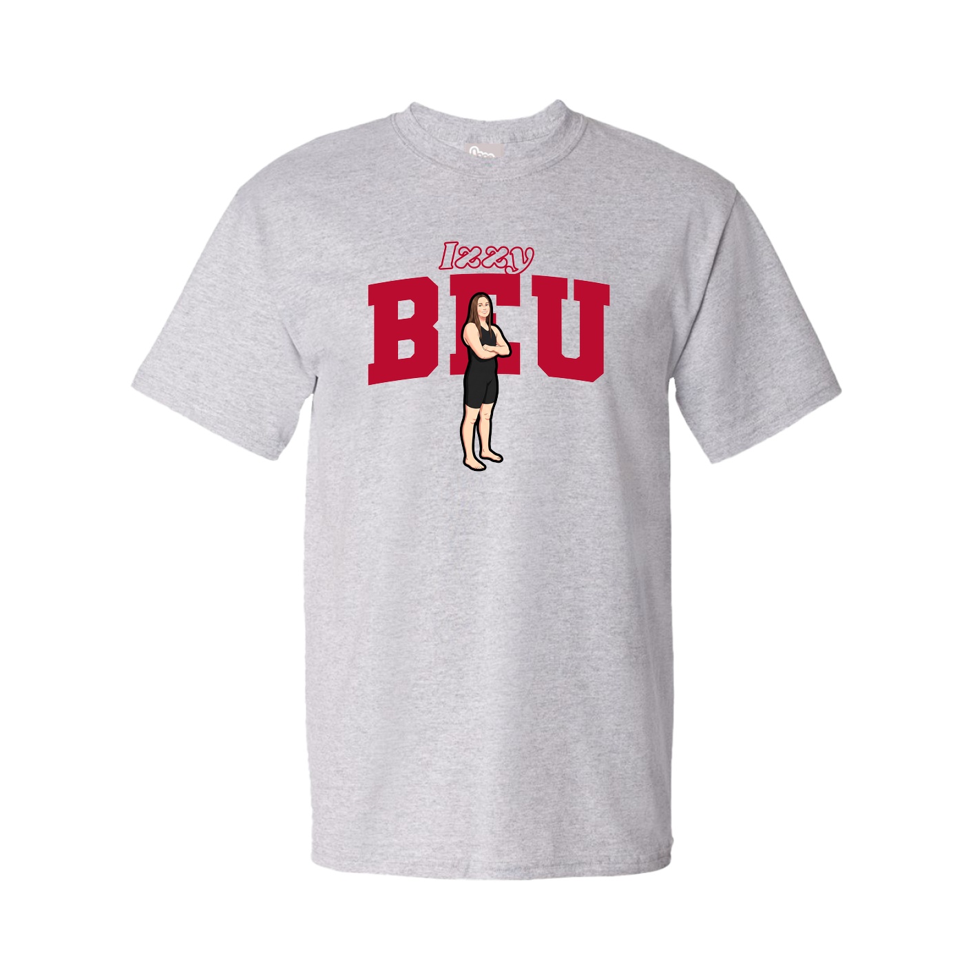 Tee — Name Arch in Grey