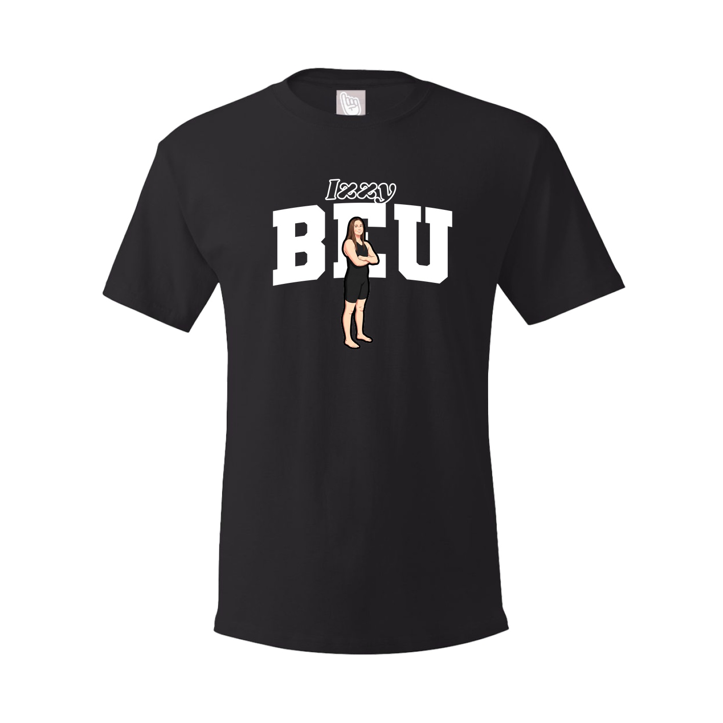 Youth Tee — Name Arch in Black