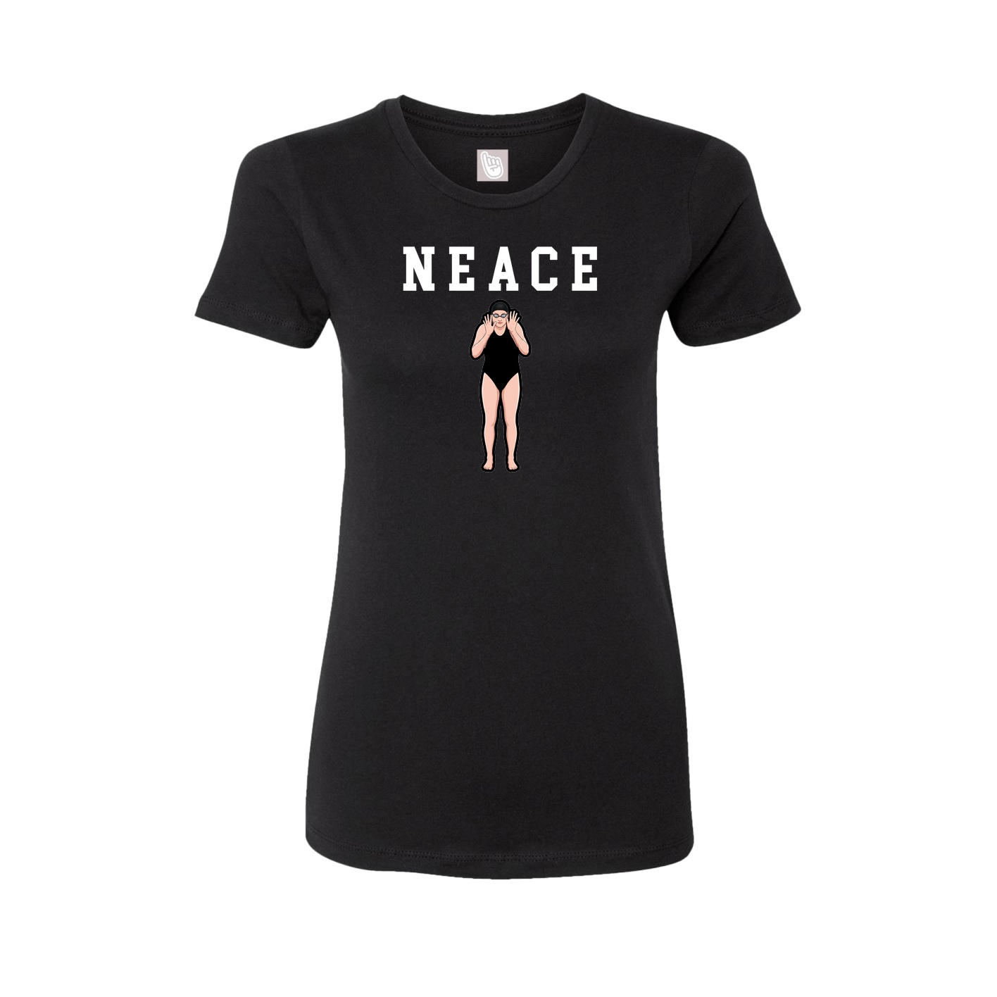 Fitted Women's Tee — Shirsey in Black