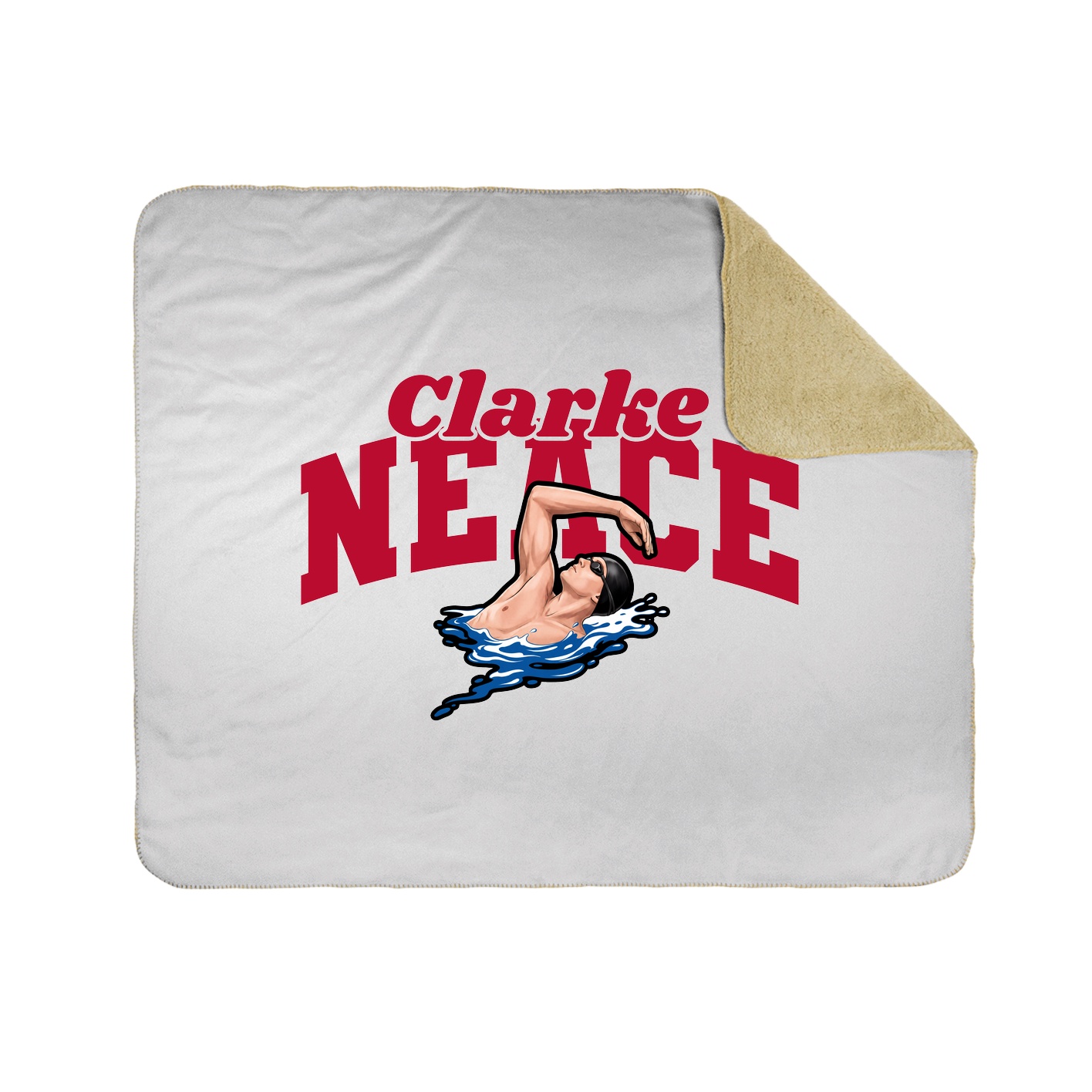Throw Blanket — Signature Arch in White
