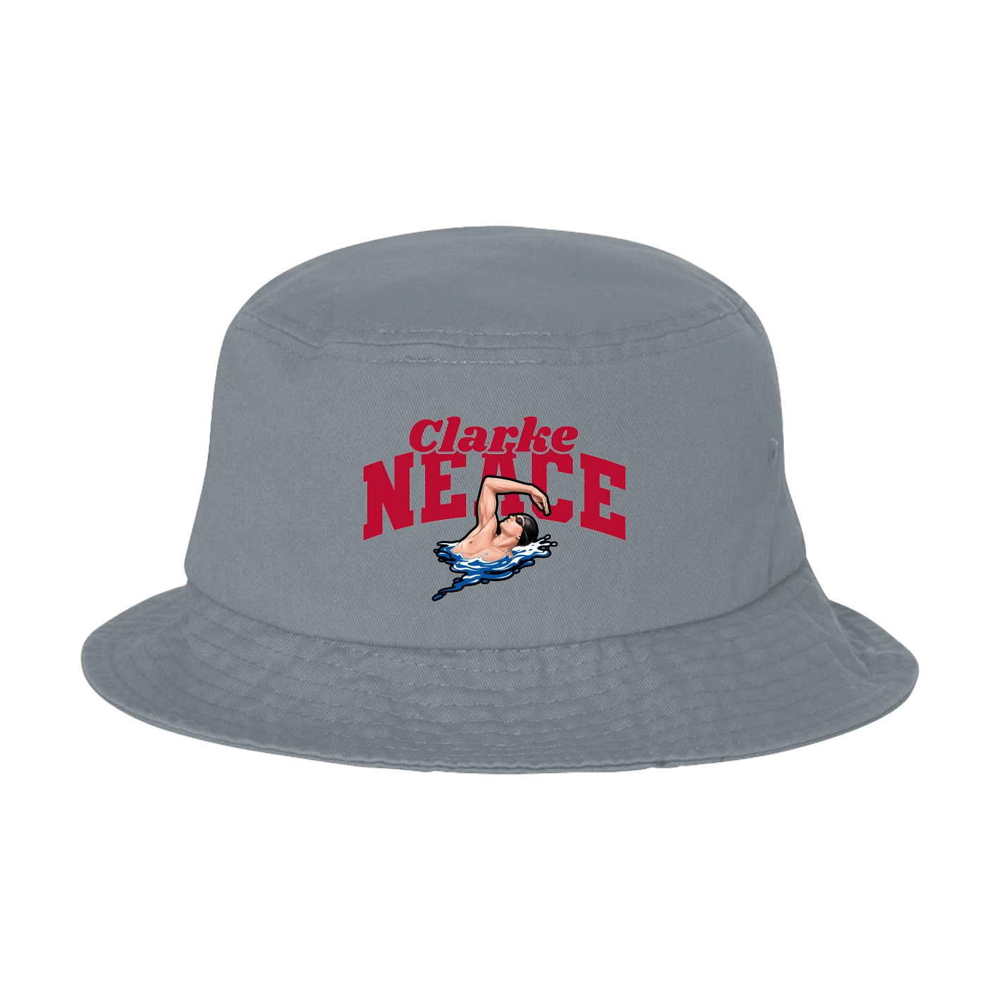 Bucket Cap — Signature Arch in Grey