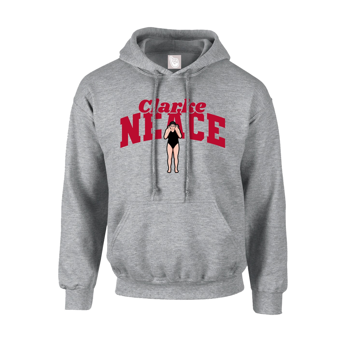 Hoodie — Signature Arch in Grey