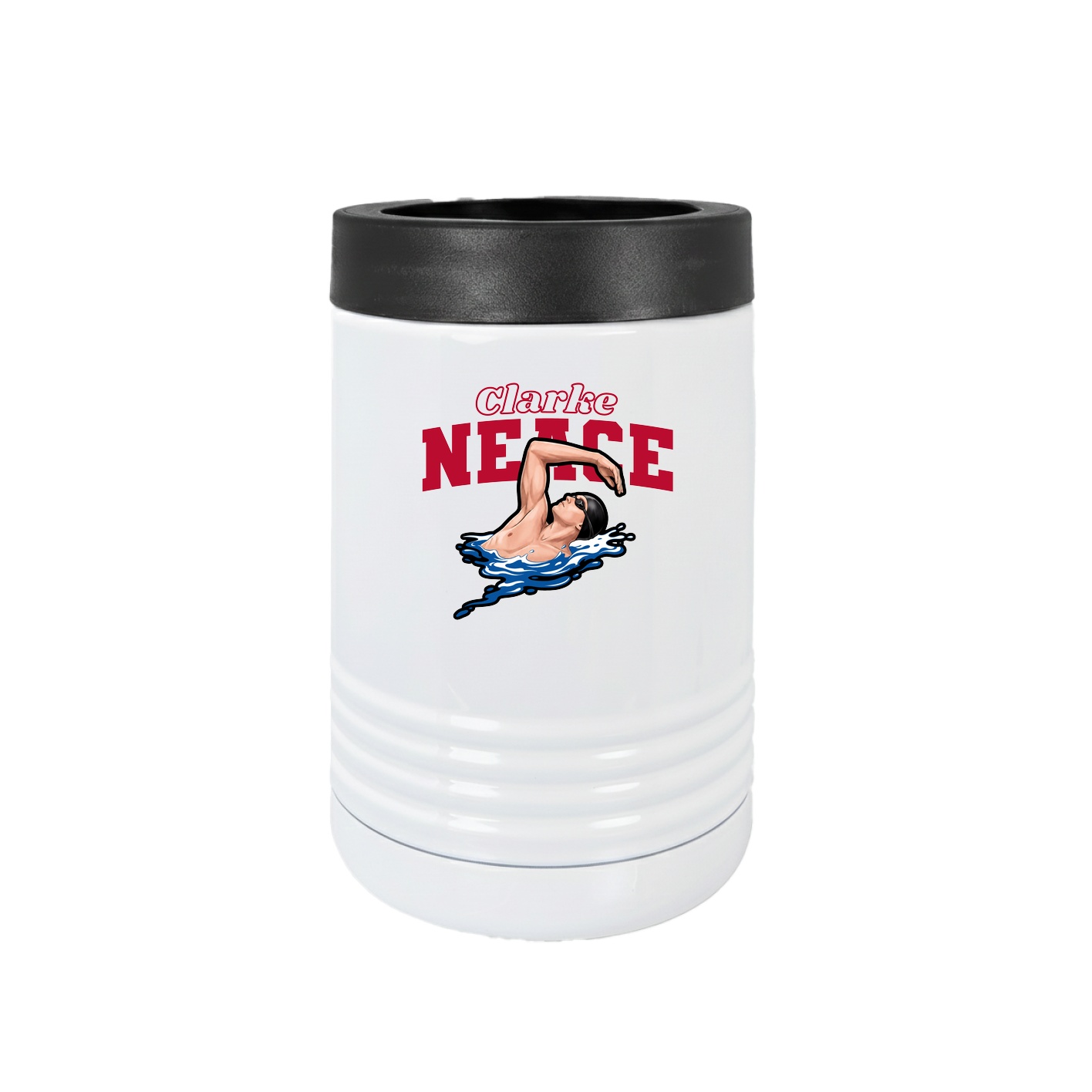 Beverage Holder — Name Arch in White