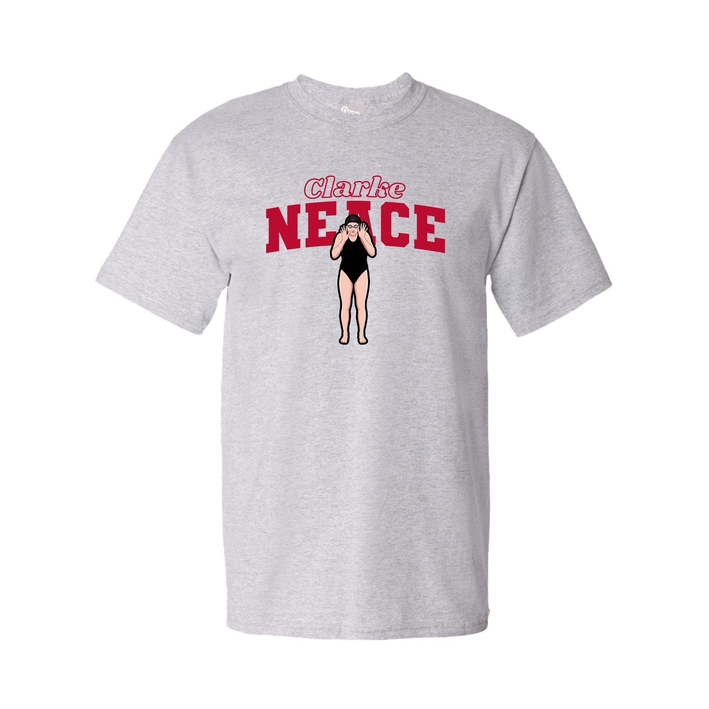 Tee — Name Arch in Grey