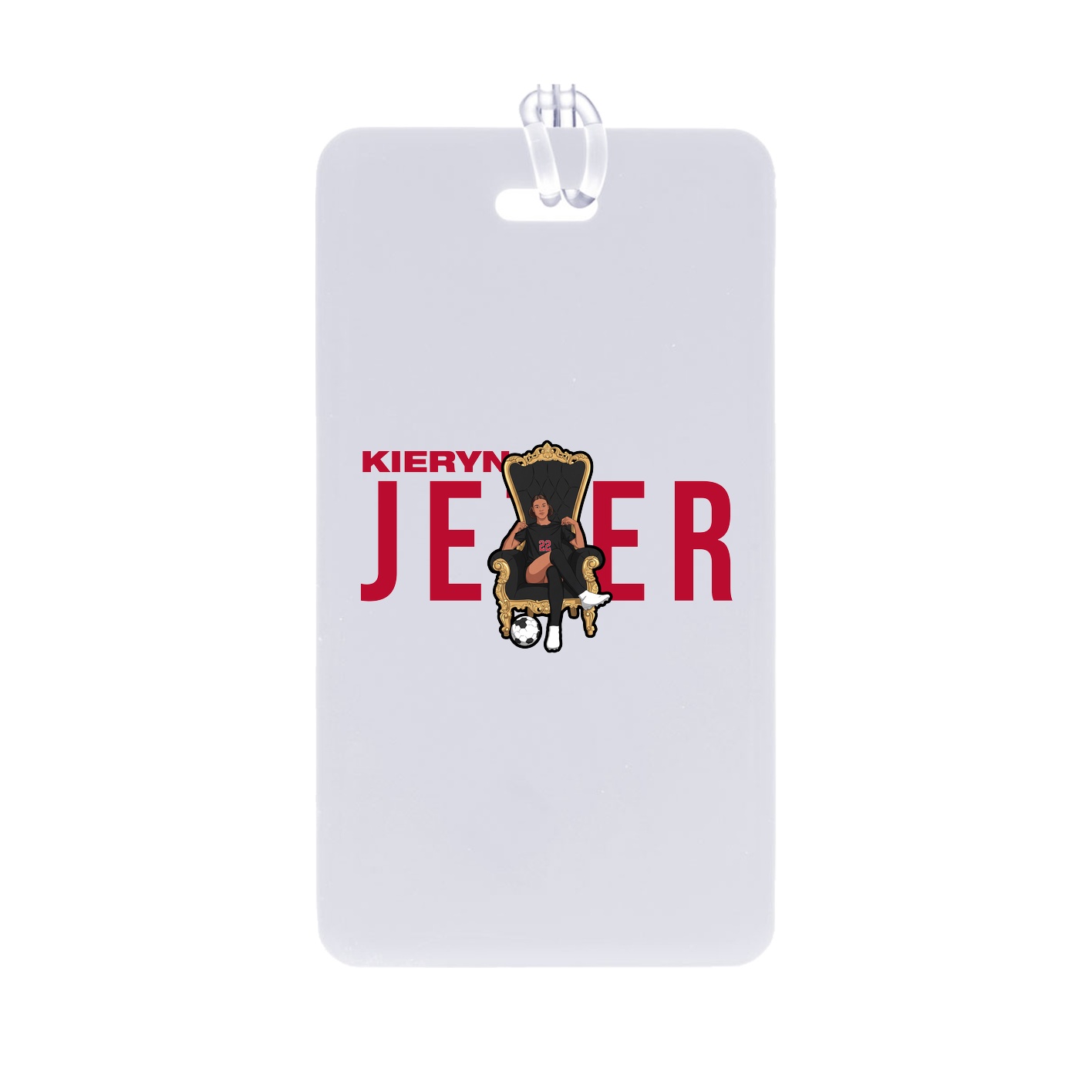 Bag Tag — Player Name in Classic