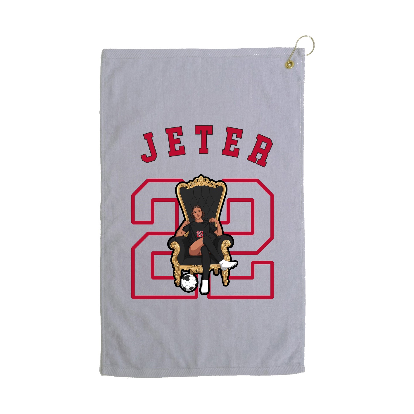 Golf Towel — Shirsey Arch in Grey