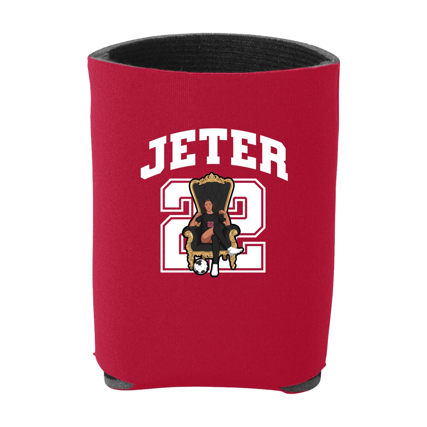 Can Holder — Number in Red