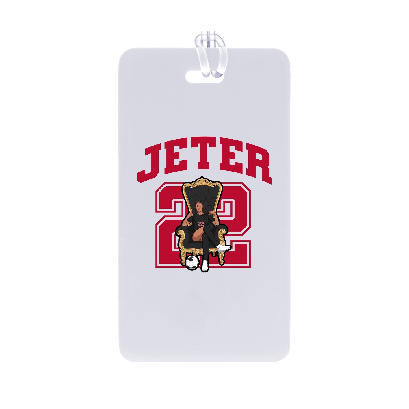 Bag Tag — Number in Classic