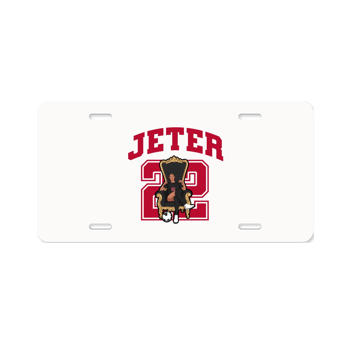 License Plate — Number in Classic