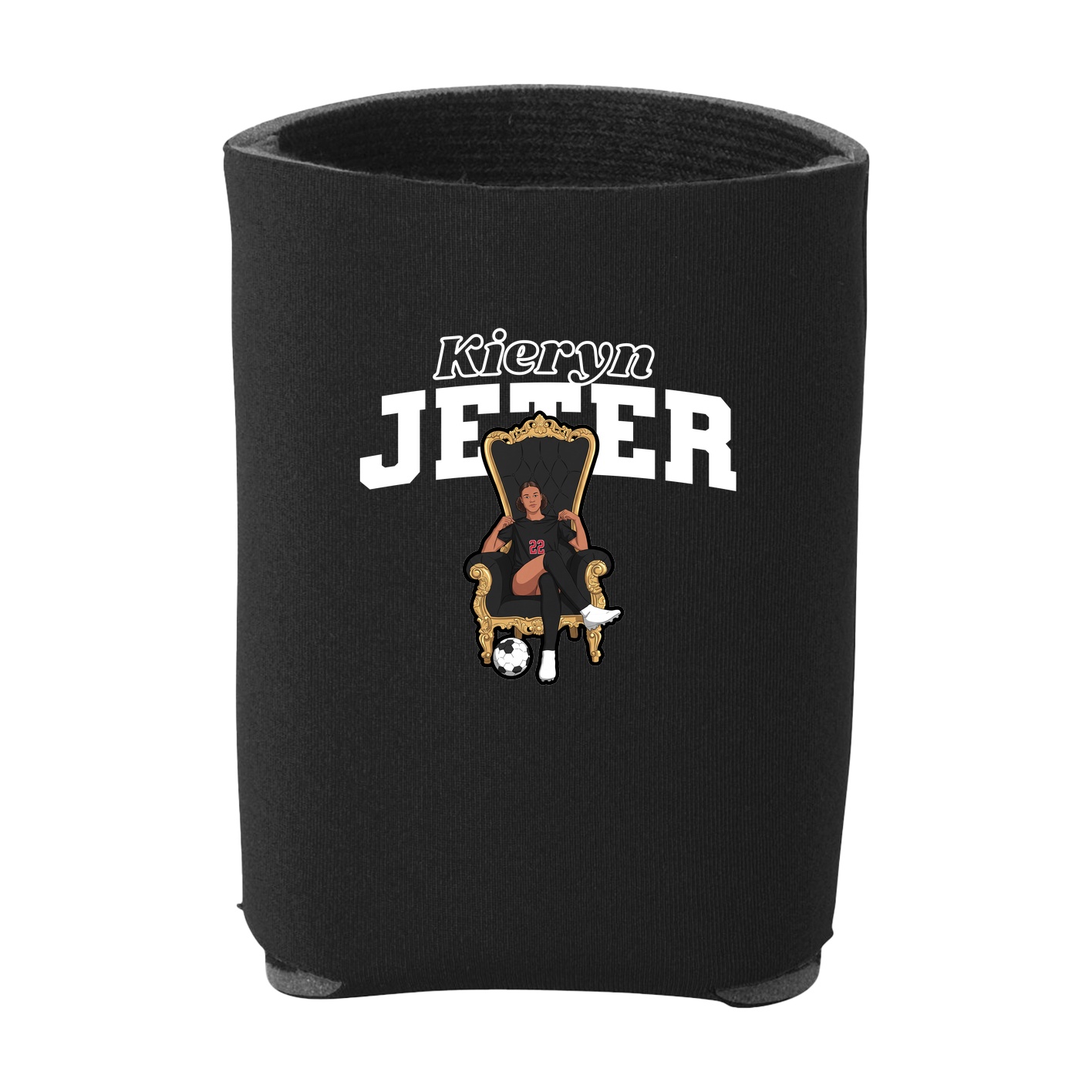 Can Holder — Name Arch in Black