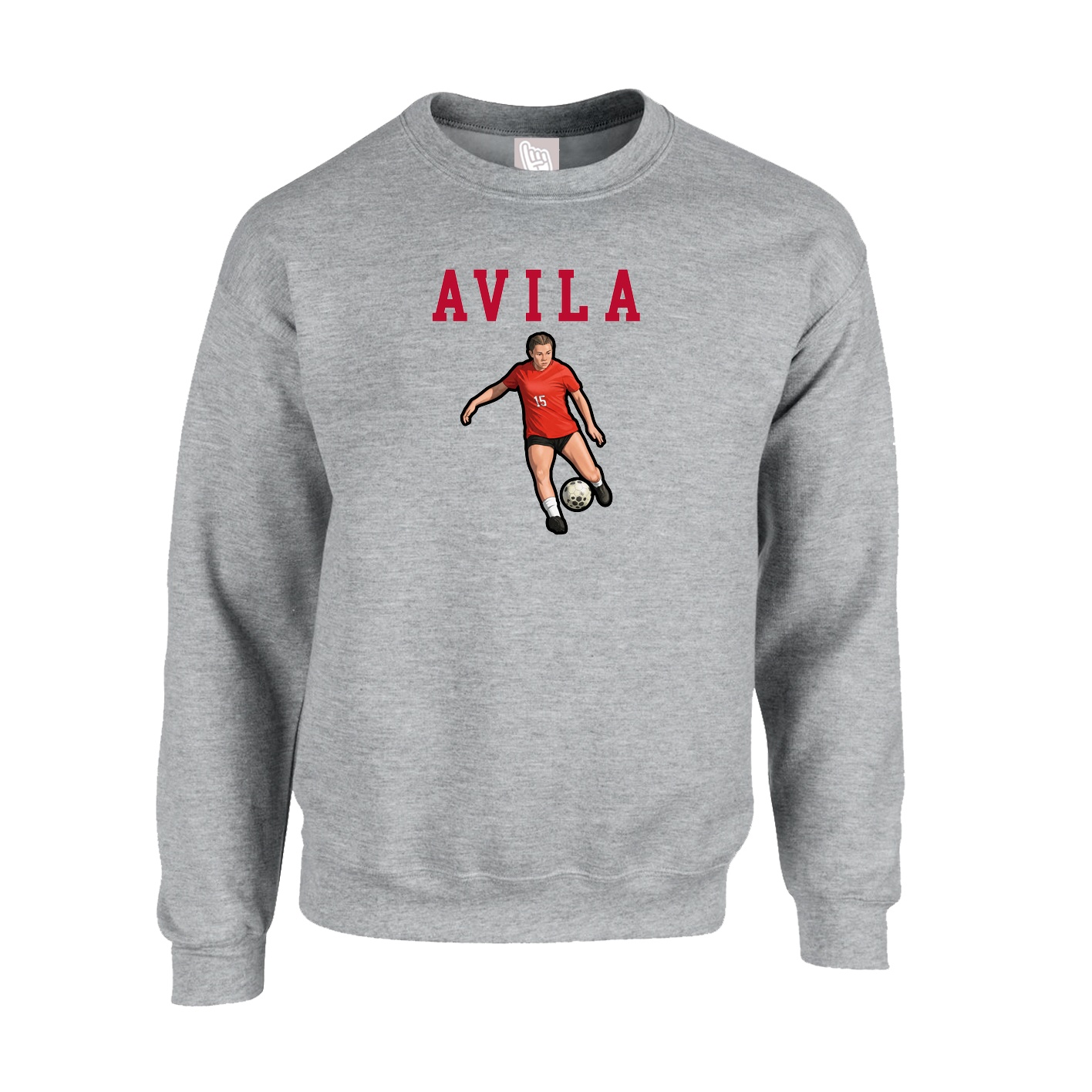 Fleece Crew — Shirsey in Grey
