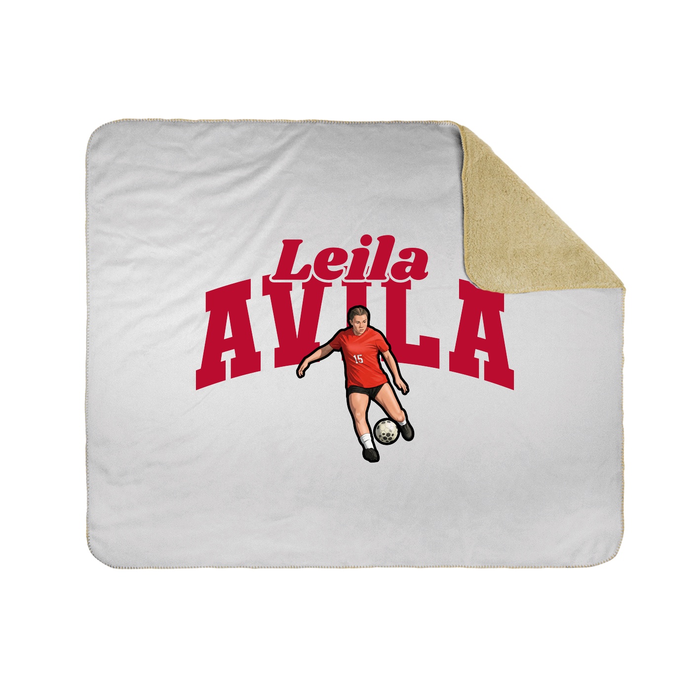 Throw Blanket — Signature Arch in White