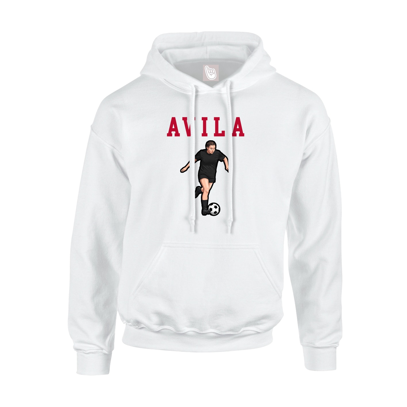 Hoodie — Shirsey in White
