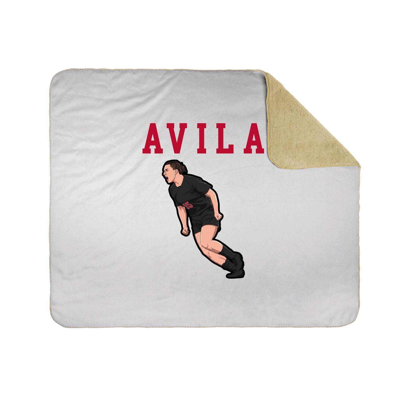 Throw Blanket — Shirsey in White