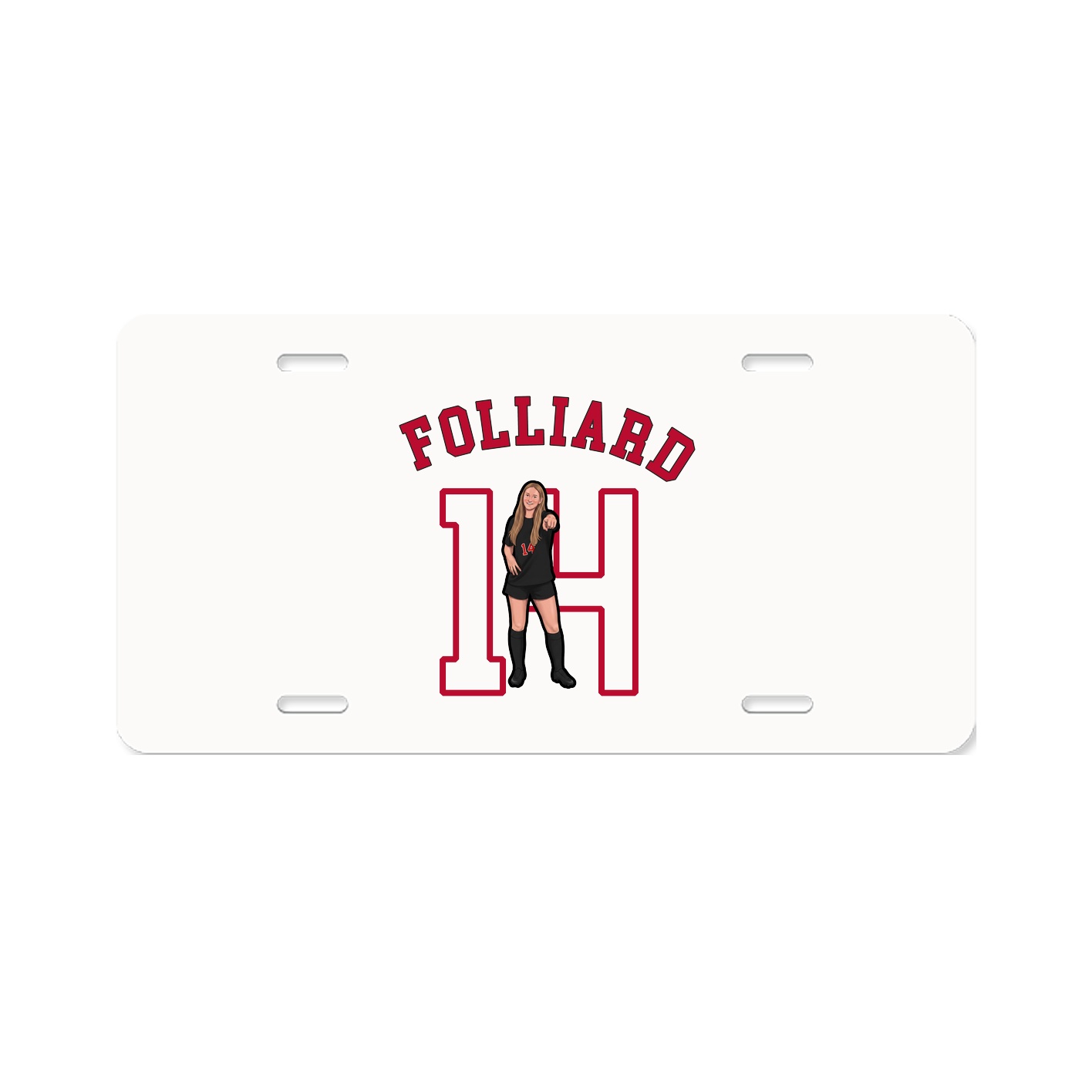 License Plate — Shirsey Arch in Classic