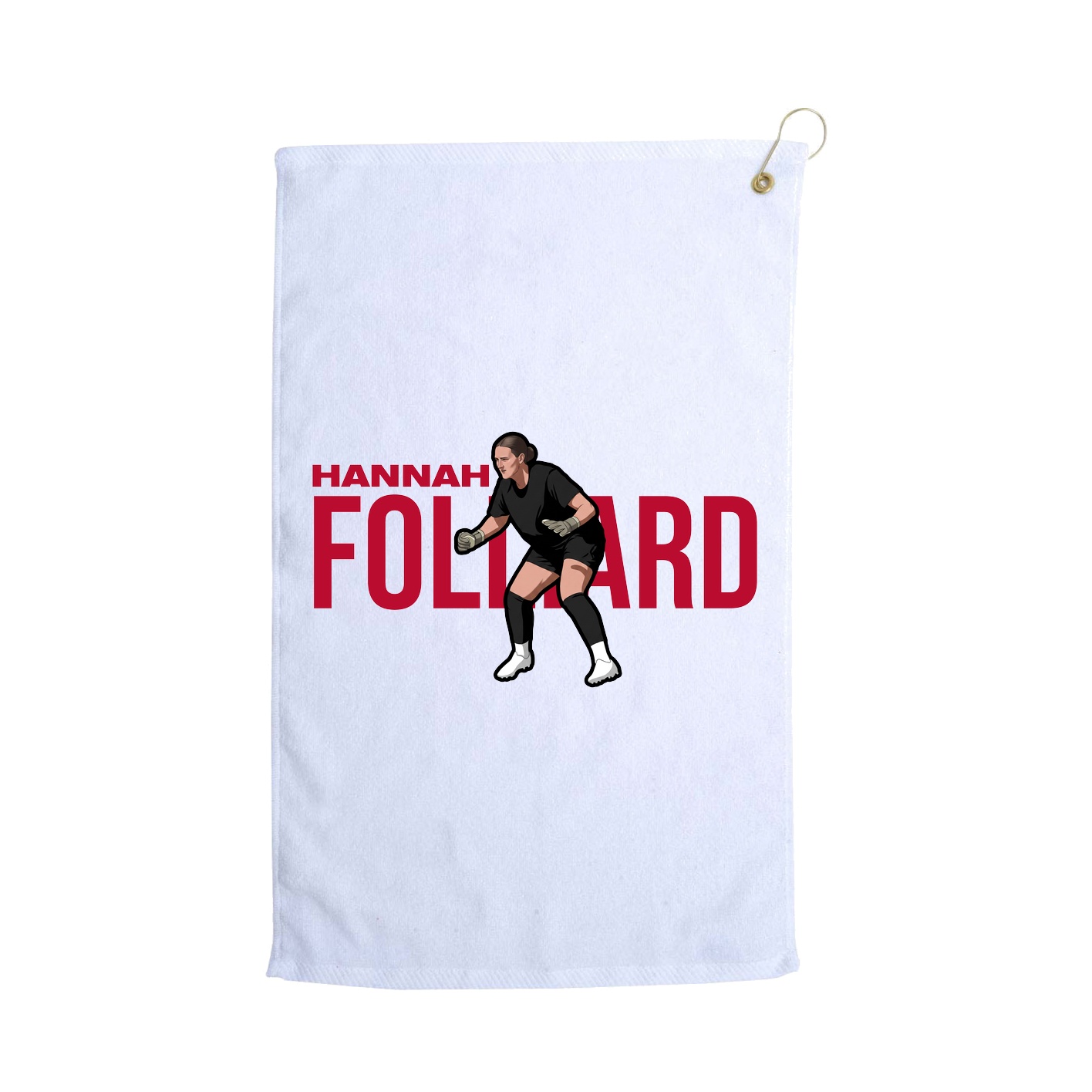 Golf Towel — Player Name in White