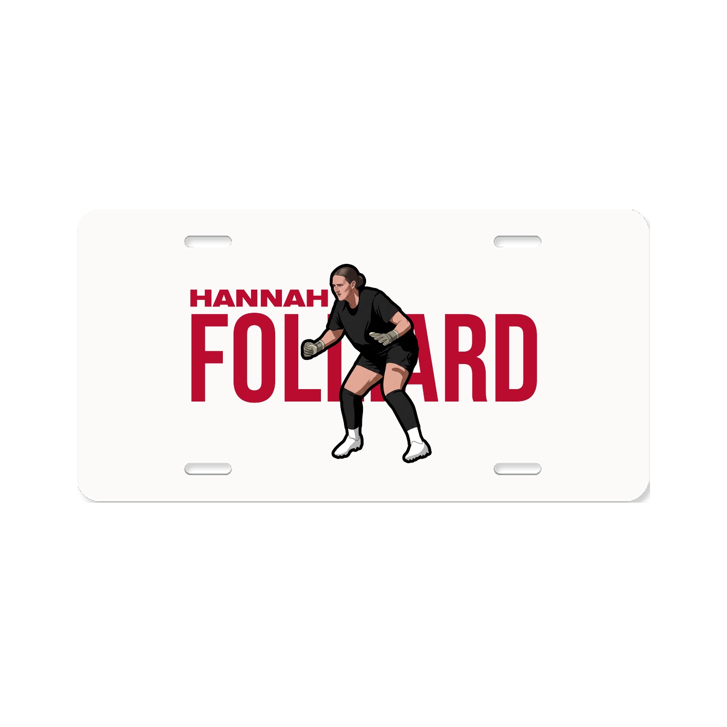 License Plate — Player Name in Classic
