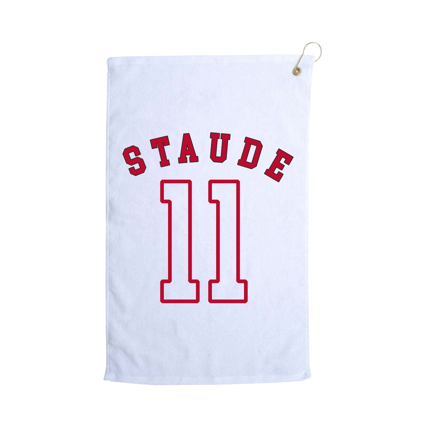 Golf Towel — Shirsey Arch in White