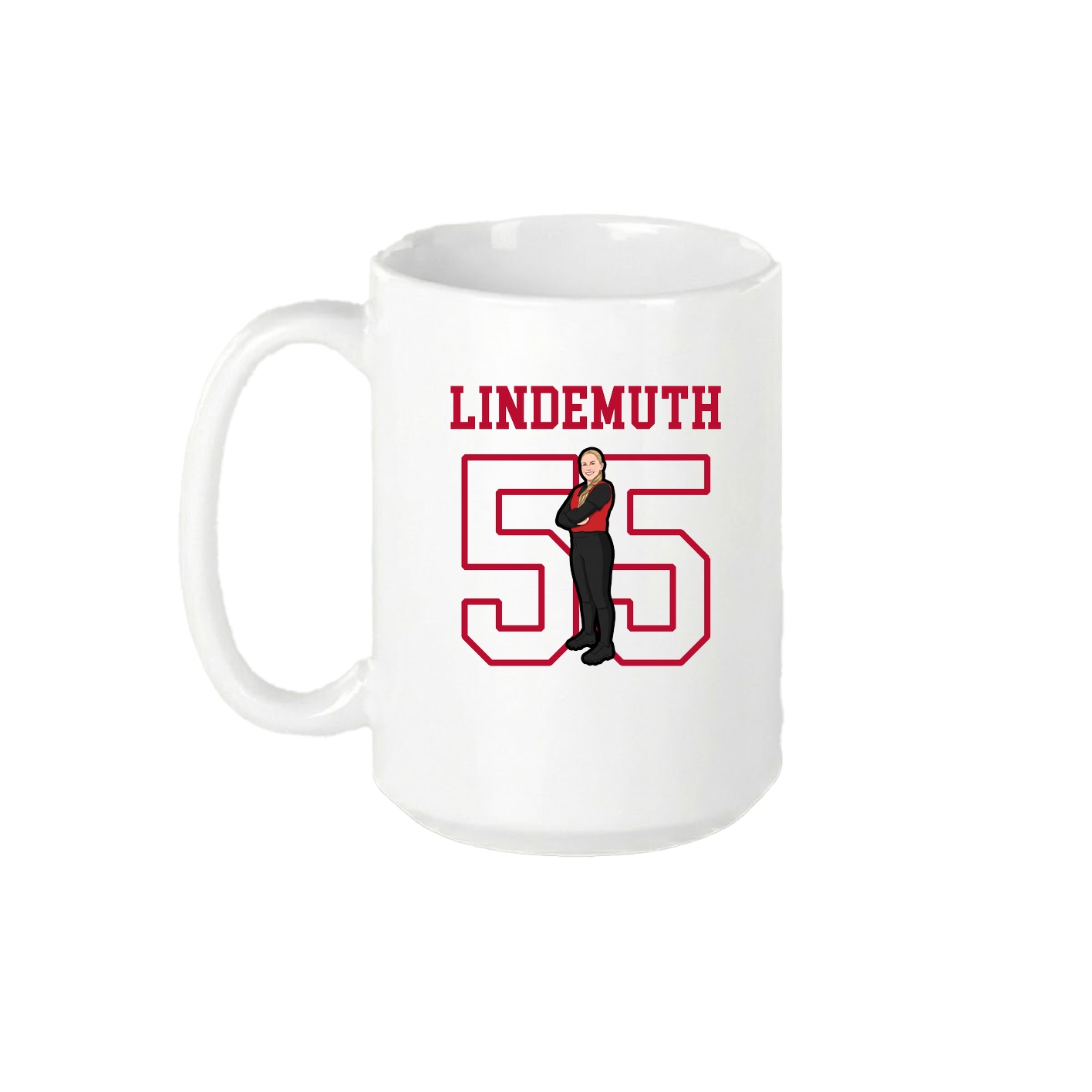 15oz Coffee Mug — Shirsey in White