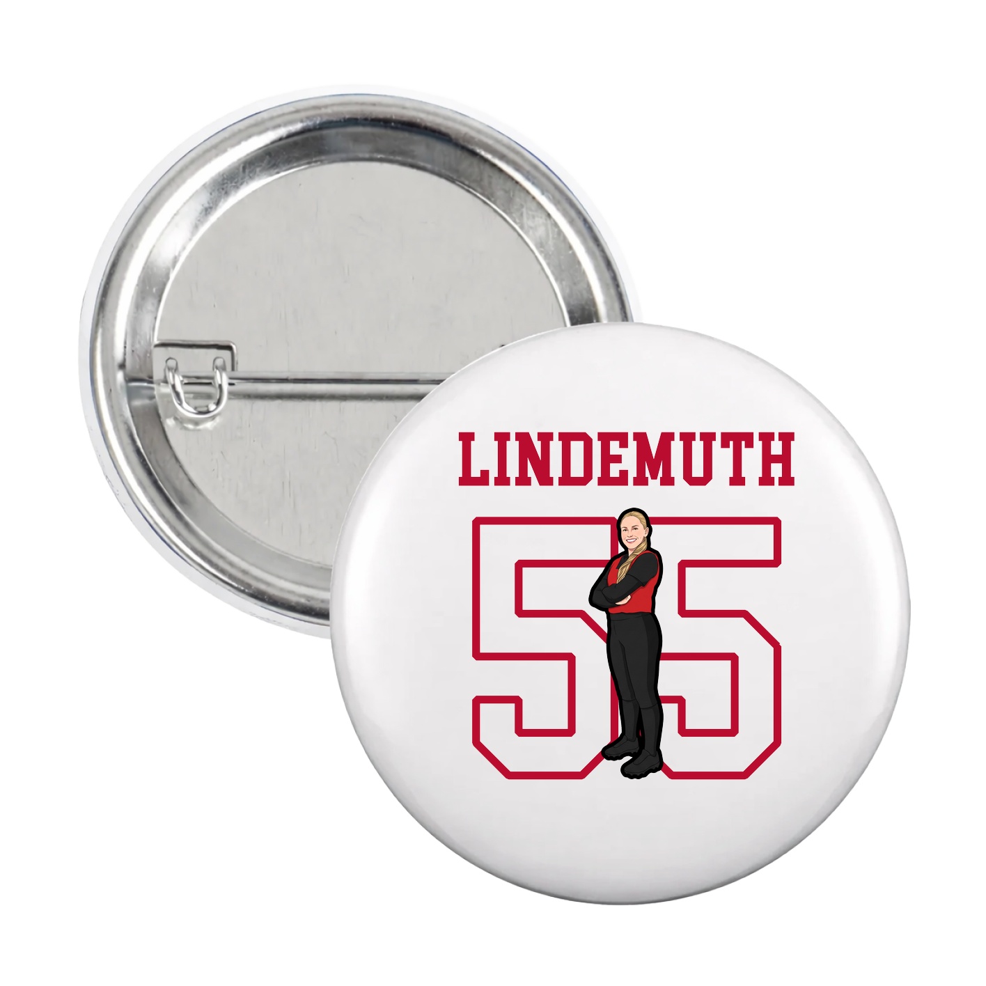 Game Day Button — Shirsey in White