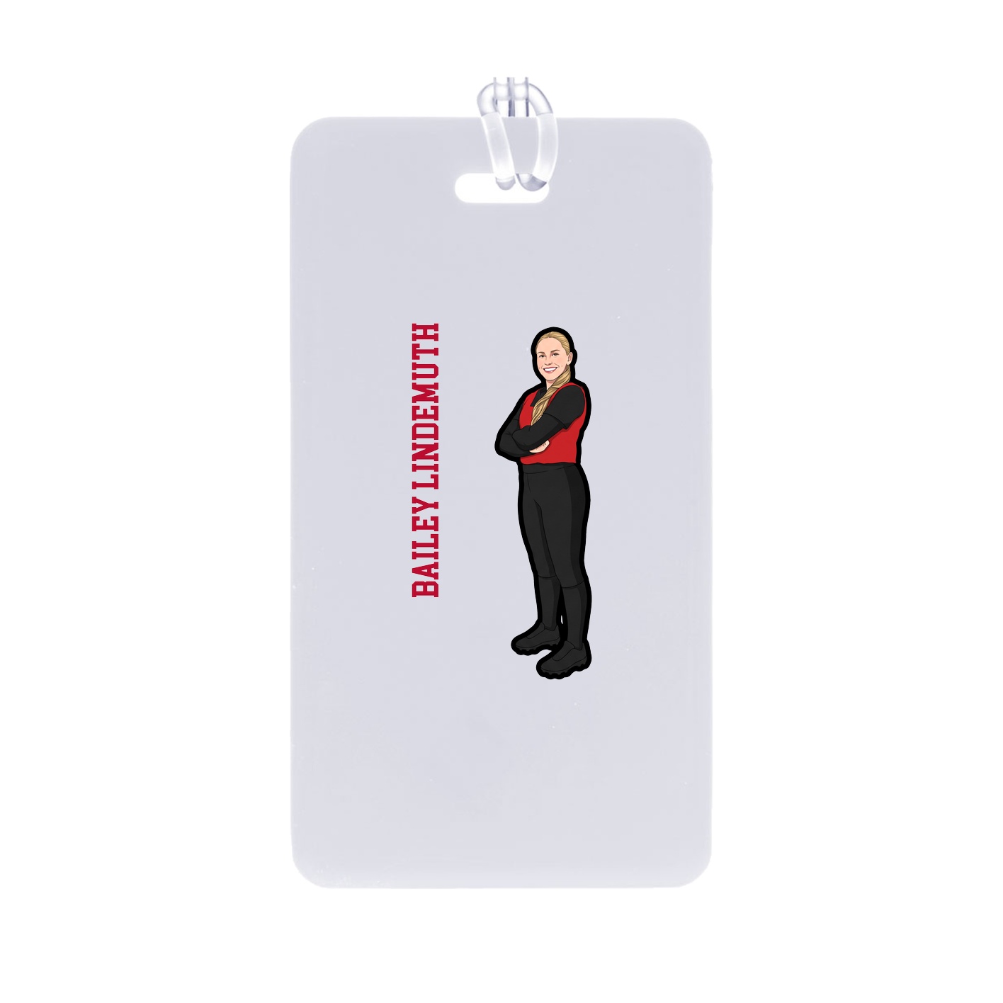 Bag Tag — Name Vertical in Classic