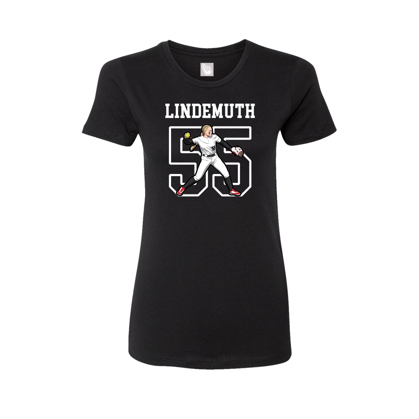 Fitted Women's Tee — Shirsey in Black
