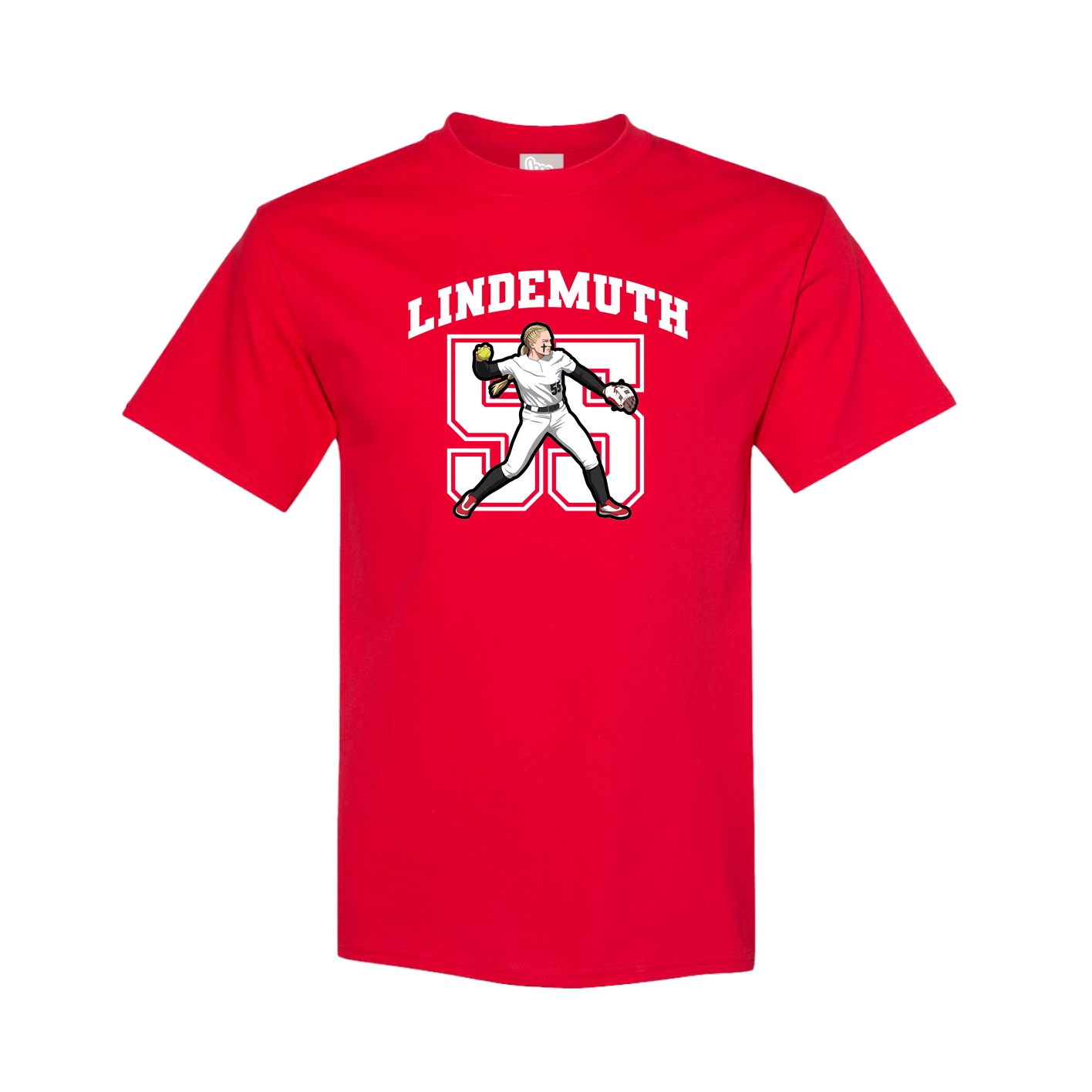 Youth Tee — Number in Red