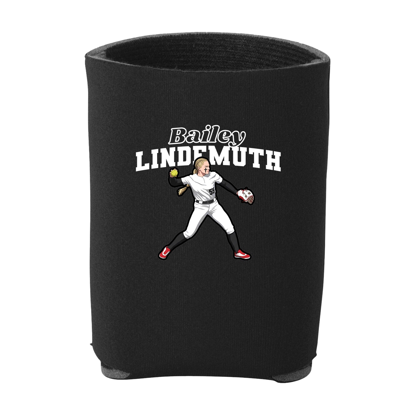 Can Holder — Name Arch in Black
