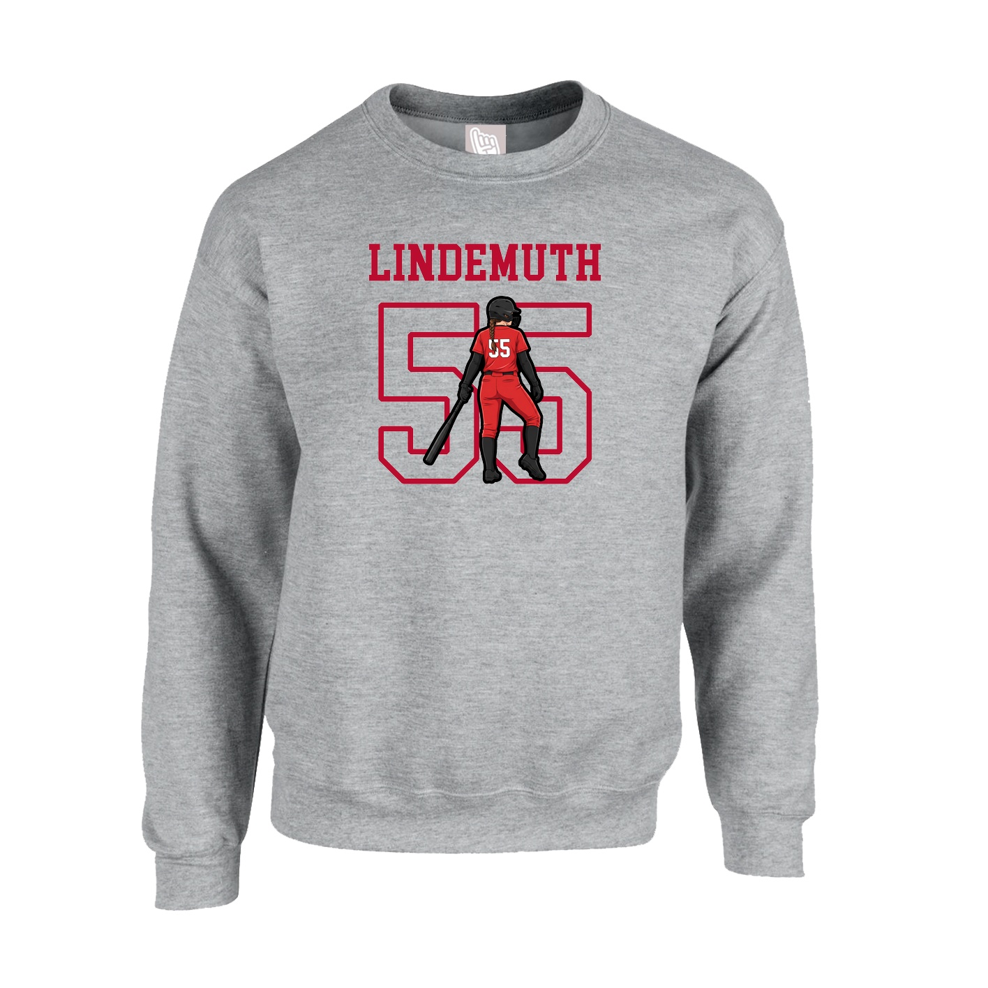 Fleece Crew — Shirsey in Grey