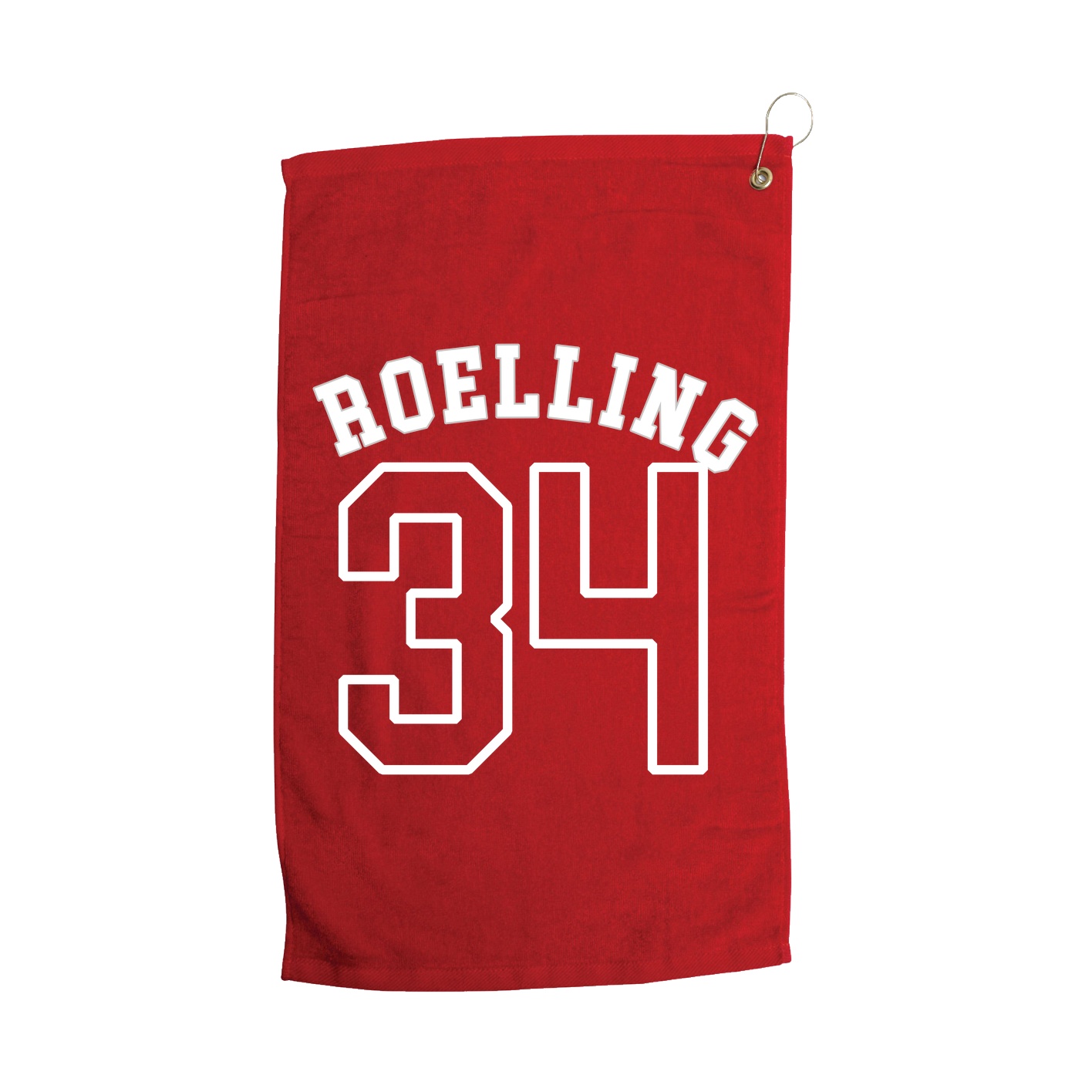 Golf Towel — Shirsey Arch in Red