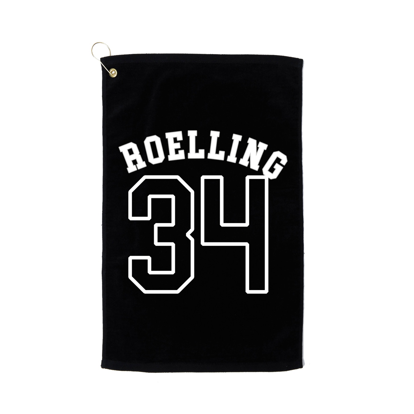 Golf Towel — Shirsey Arch in Black
