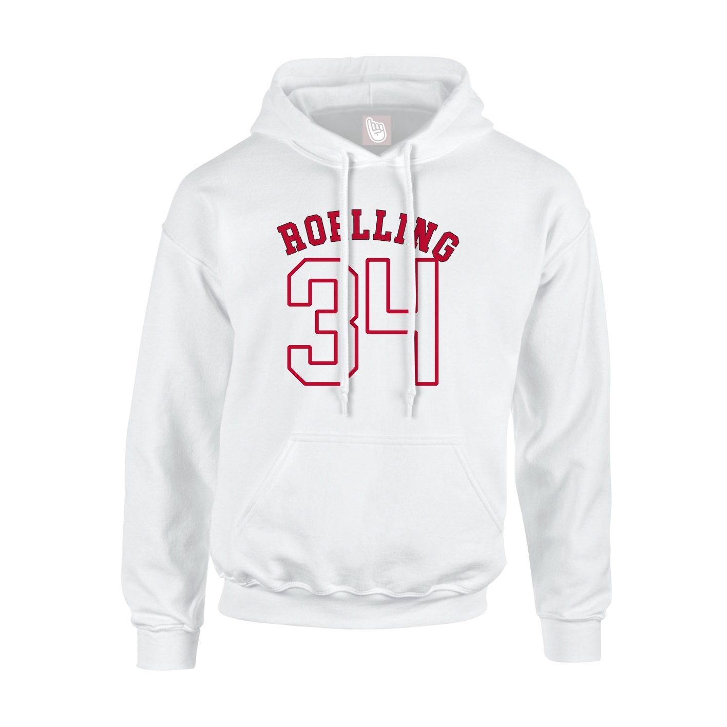 Youth Hoodie — Shirsey Arch in White