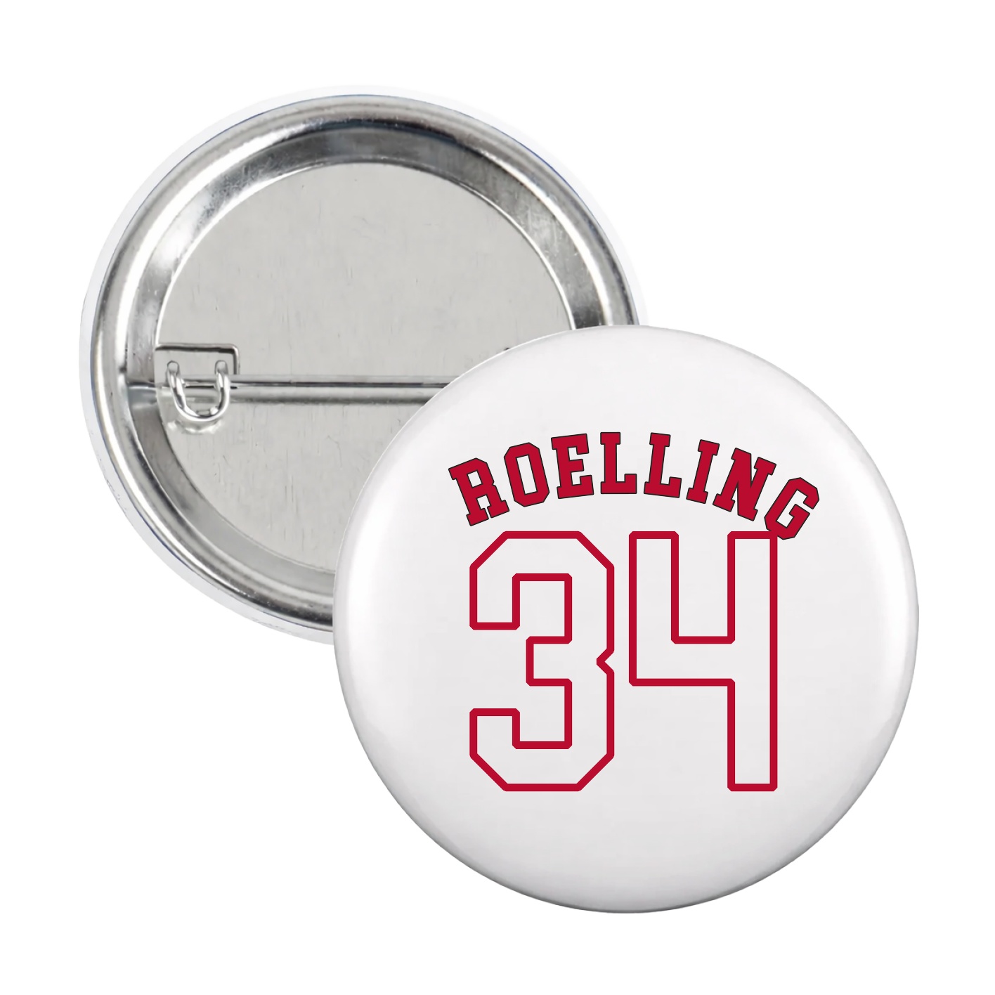 Game Day Button — Shirsey Arch in White