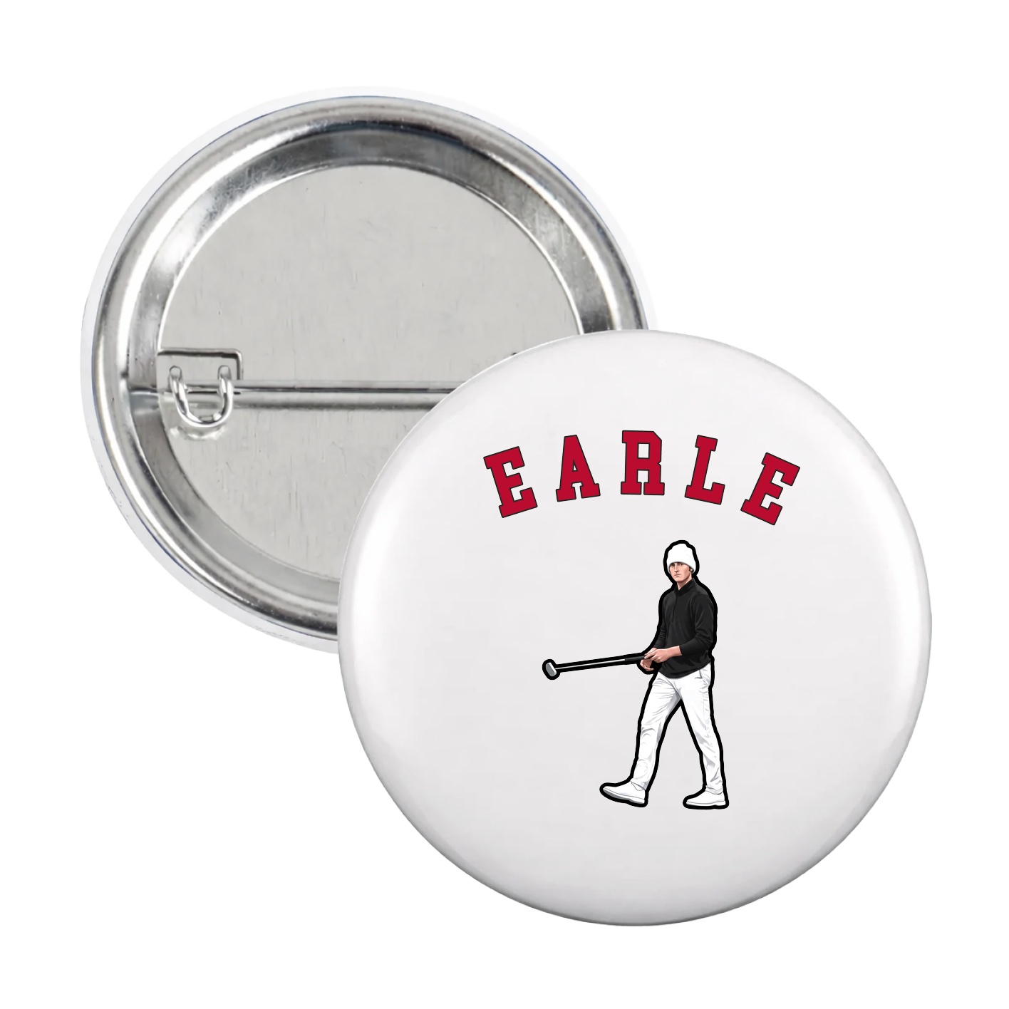 Game Day Button — Shirsey Arch in White